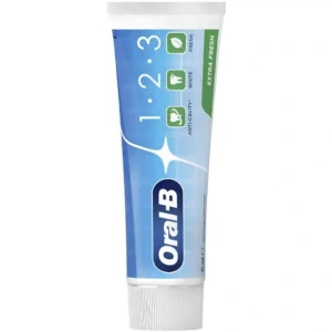 خمیر دندان اورال بی Oral-B مدل 1.2.3 Extra Fresh حجم 75میل