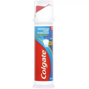 خمیر دندان پمپی کلگیت Colgate مدل Maximum Cavity Protect حاوي كلسيم حجم 100 ميل
