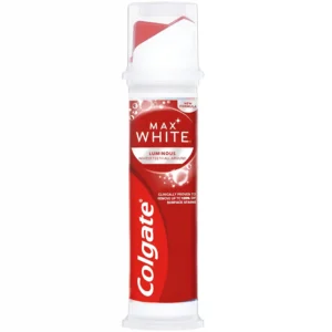 خمیردندان پمپی سفیدکننده مکس وایت کلگیت Colgate Max White Luminous حجم 100 میل