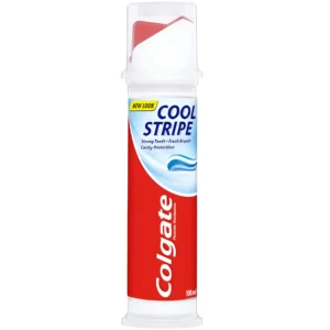 خمیر دندان پمپی خنک کننده کلگیت Colgate Cool Stripe حجم 100 میل