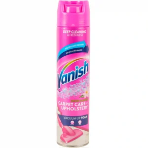 اسپری فوم لکه بر فرش ونیش با رایحه گل های بهاری Vanish Carpet Care + Upholstery حجم ۶۰۰ میل