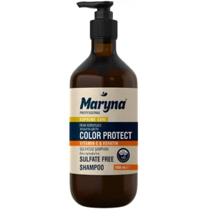 شامپو مناسب مو های رنگ شده بدون سولفات مارینا Maryna Color Protect Shampoo حجم 1000 میل