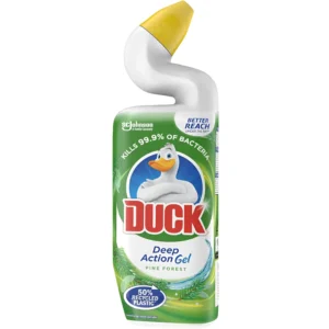 مایع جرمگیر سرویس بهداشتی اردکی داک با رایحه کاج جنگلی Duck Deep Action Gel Pine Forest حجم 750 میل