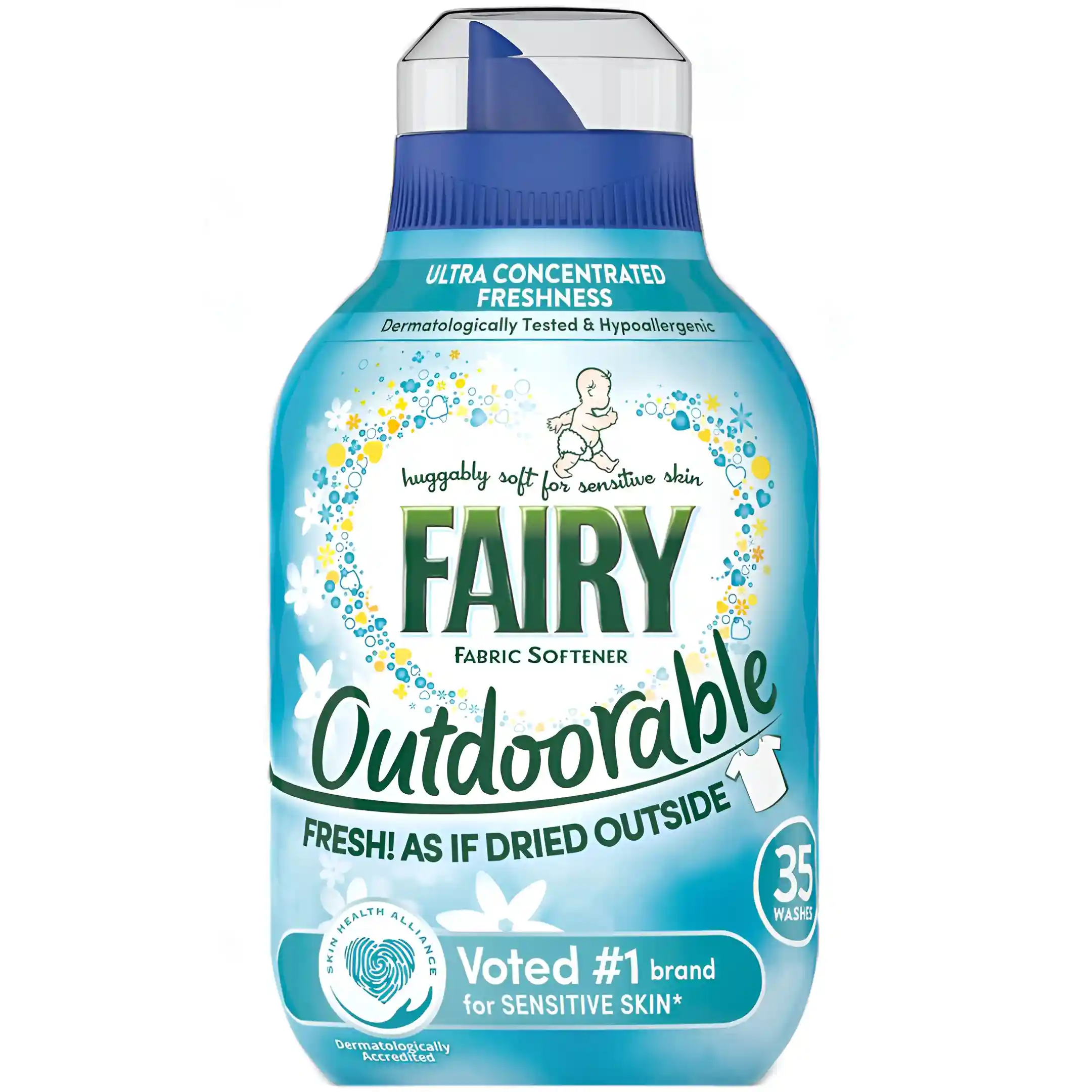 نرم کننده لباس فابریک فیری Fairy Outdoorable Fabric حجم 490 میل