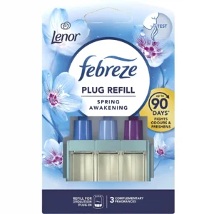 سری یدک خوشبو کننده هوا فبرز با رایحه گل های بهاری Febreze Spring Awakening بسته 3 عددی وزن 60 گرم