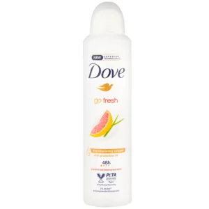 اسپری ضدتعریق زنانه داو با رایحه گریپ فروت و برگ لیمو Dove Go Fresh حجم 250 میل