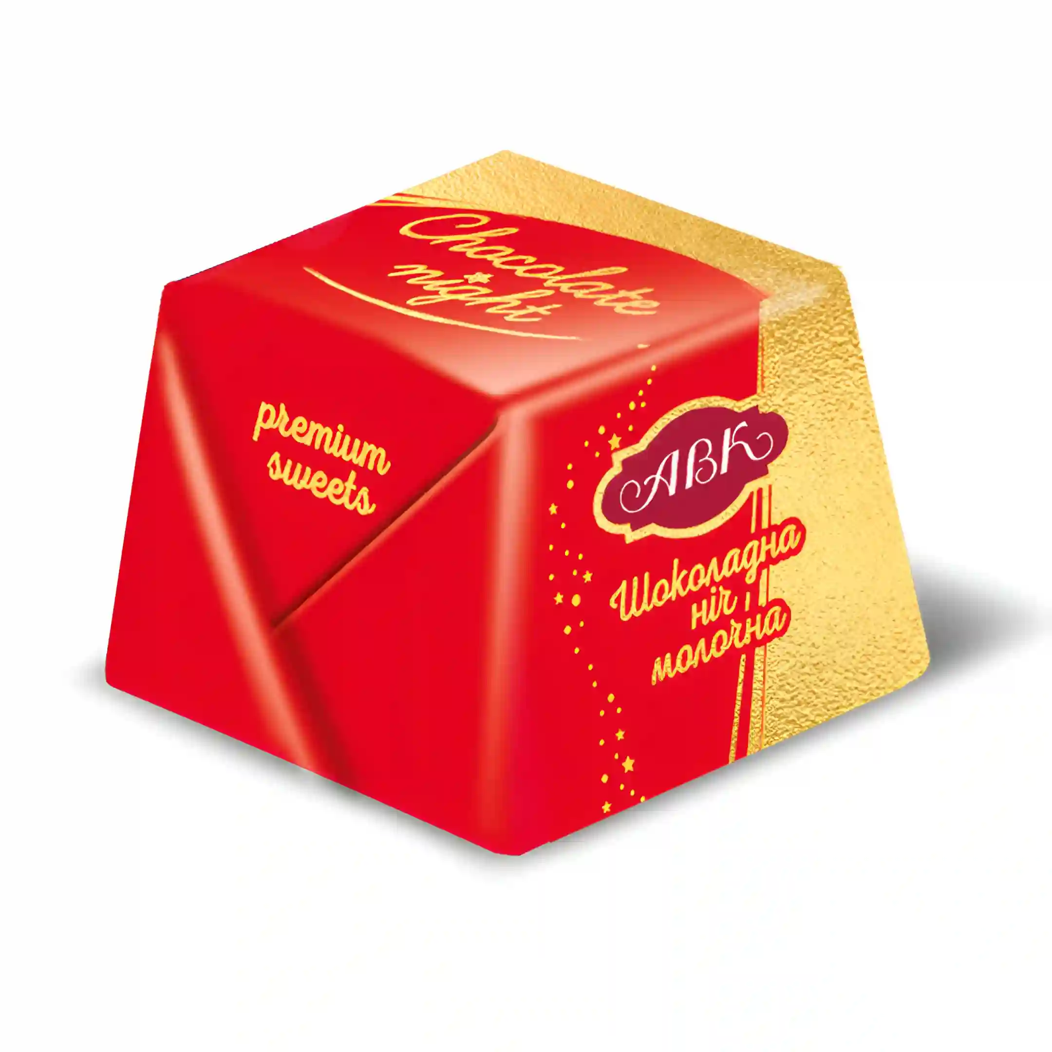 شکلات پذیرایی شیری ABK مدل night با مغز...