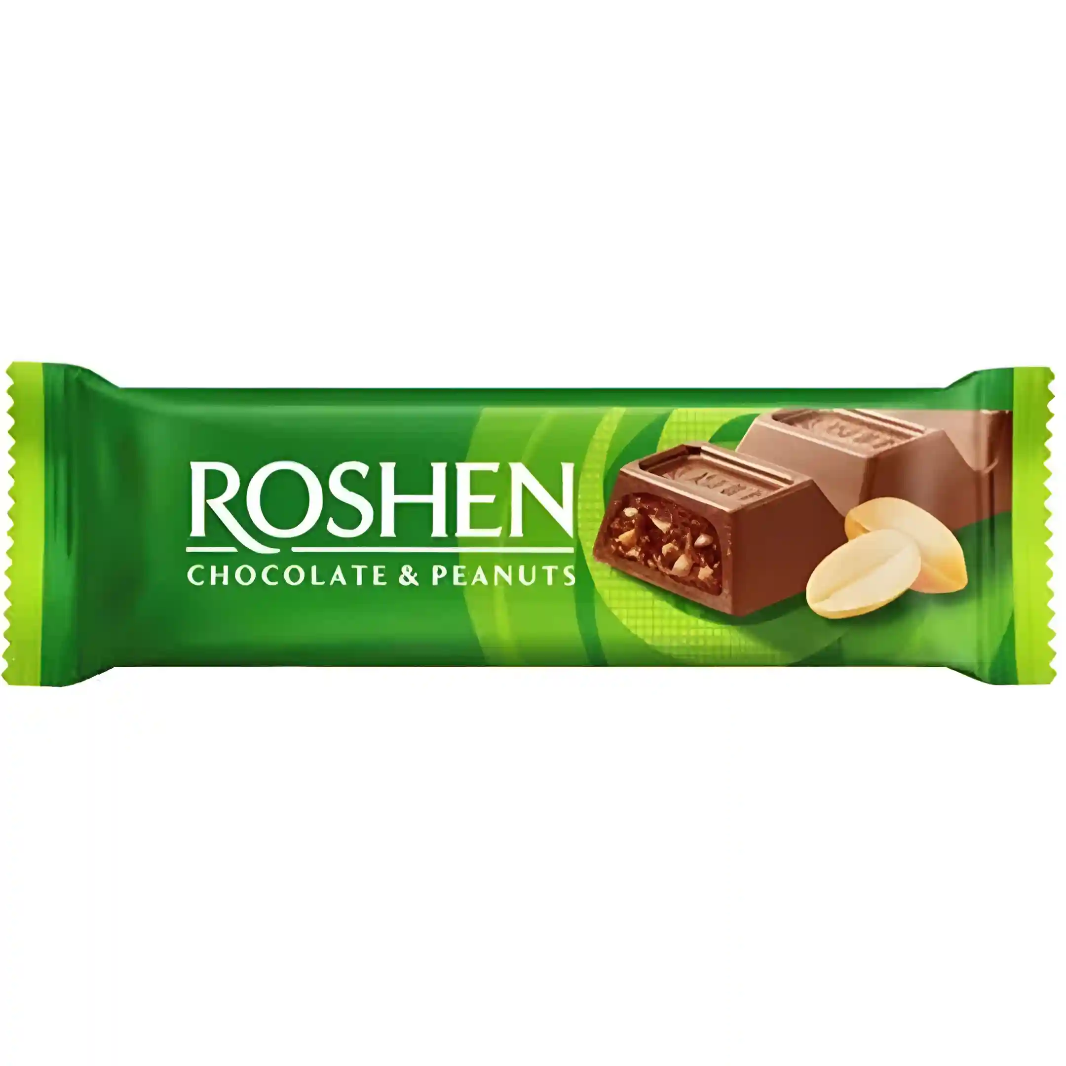 شکلات بار شیری روشن با مغز بادام زمینی...