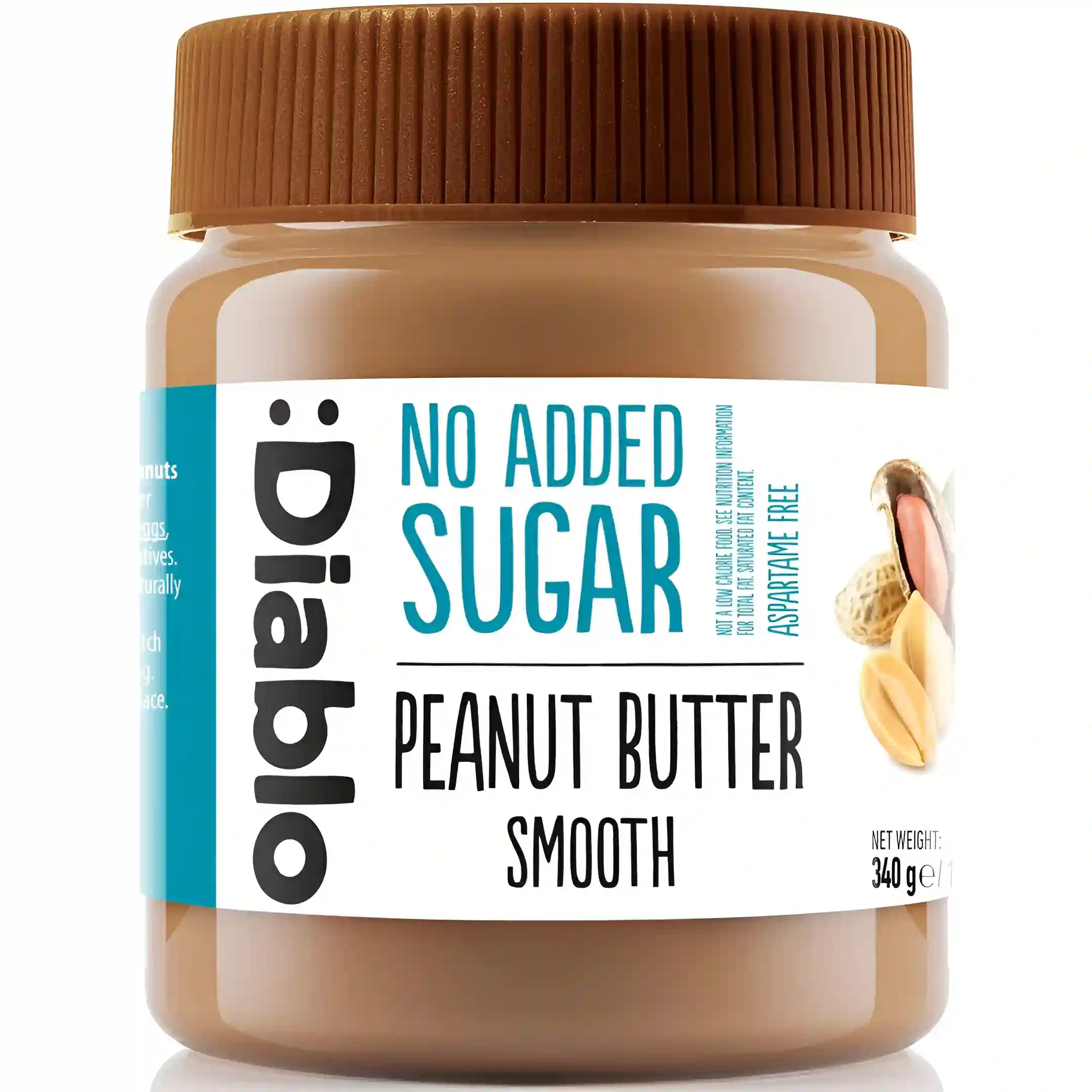 کره بادام زمینی نرم دیابلو بدون شکر افزوده...