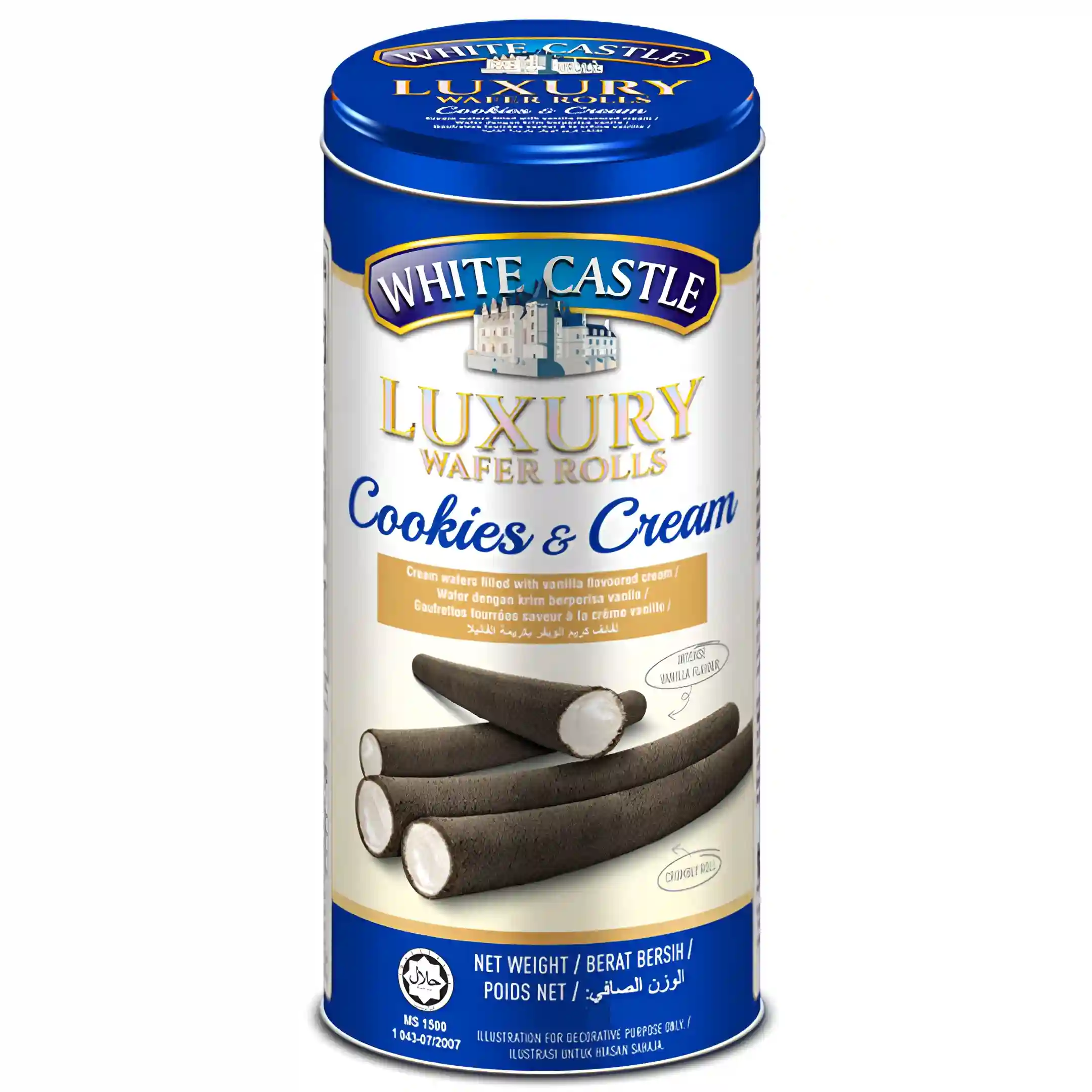 ویفر رولی شوکورول White Castle کوکی و خامه...