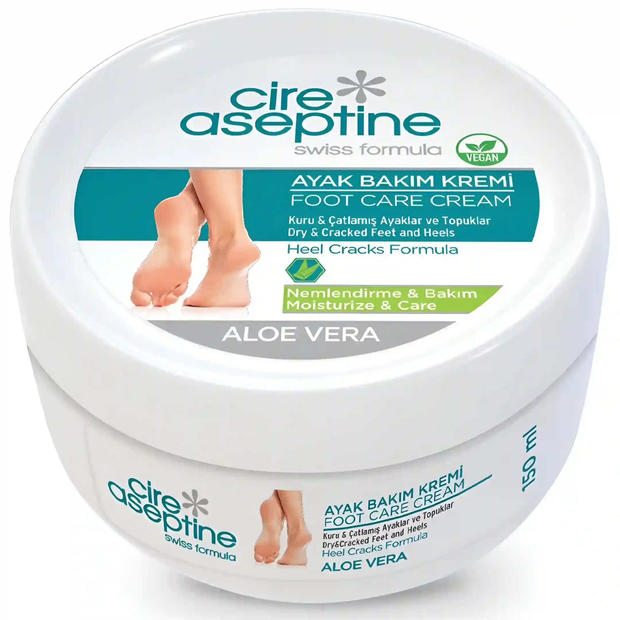 کرم کاسه ای رفع ترک پا آسپتین حاوی...