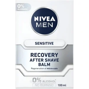 افتر شیو بالمی ترمیم کننده نیوآ مناسب پوست های حساس Nivea Recovery After Shave Balm حجم 100 میل