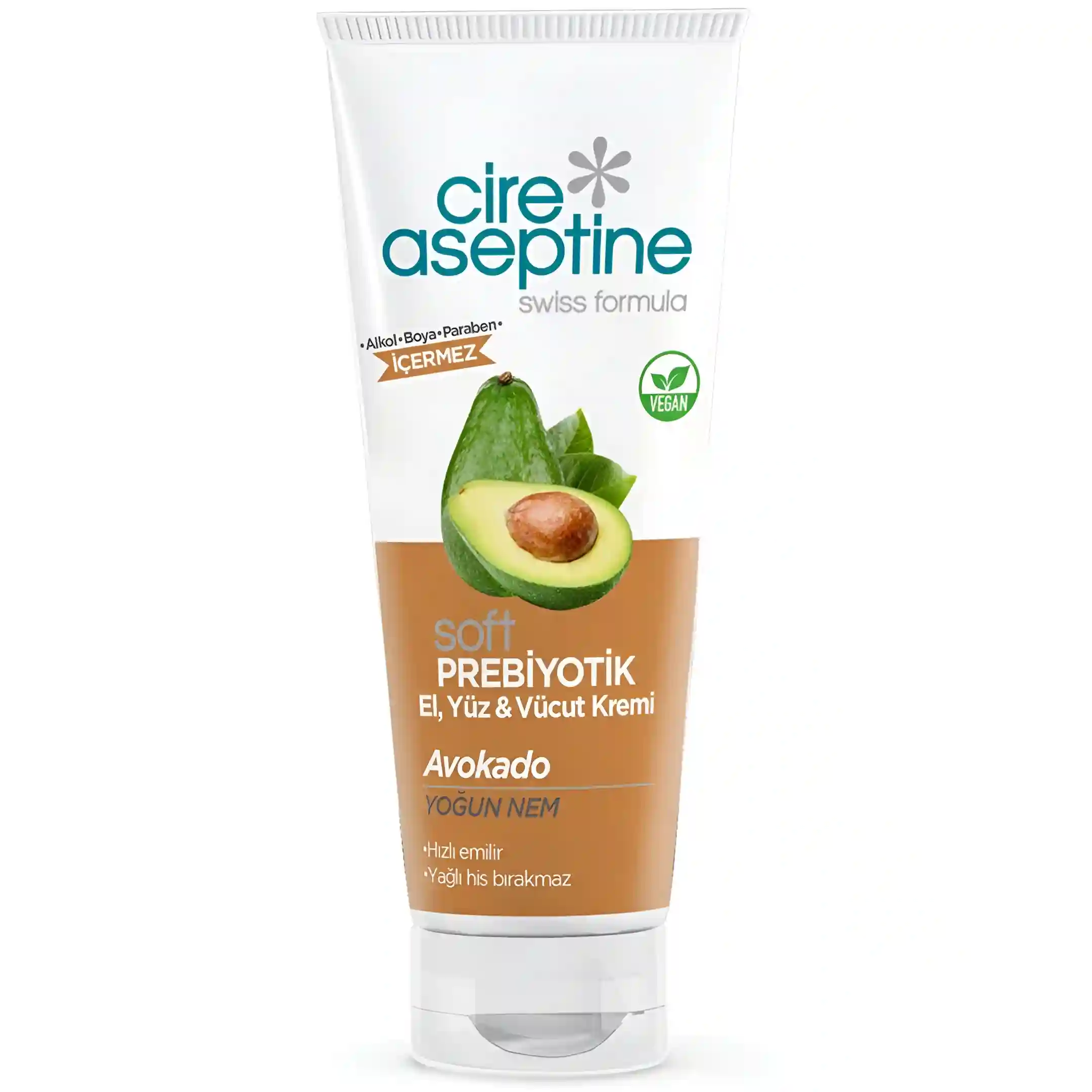 کرم مرطوب کننده سافت آسپتین حاوی عصاره آووکادو Cire Aspetine Avokado حجم 200 میل