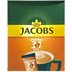 پودر قهوه فوری 3 در 1 جاکوبز JACOBS Original بسته 40 عددی