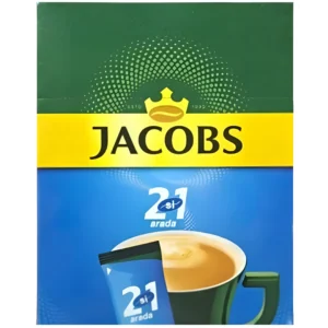 پودر قهوه فوری دو در یک آرادا جاکوبز JACOBS Arada بسته 40 عددی