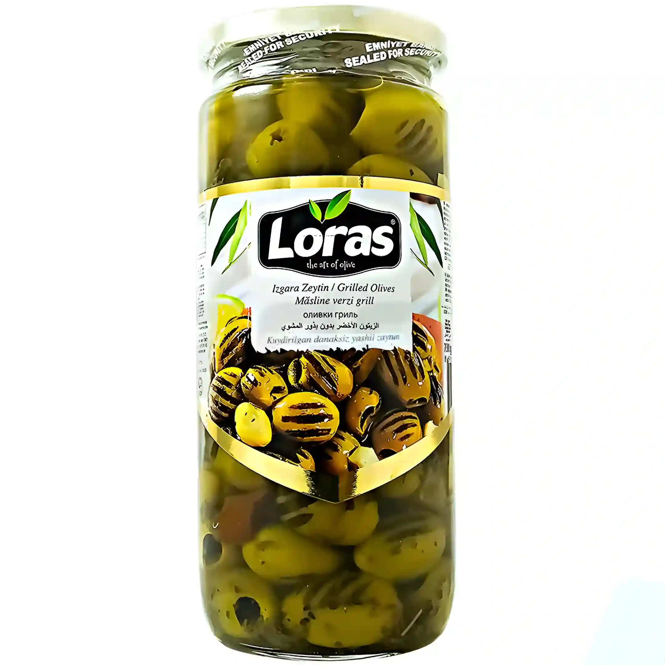 زیتون سبز کبابی بدون هسته لوراس Loras وزن...