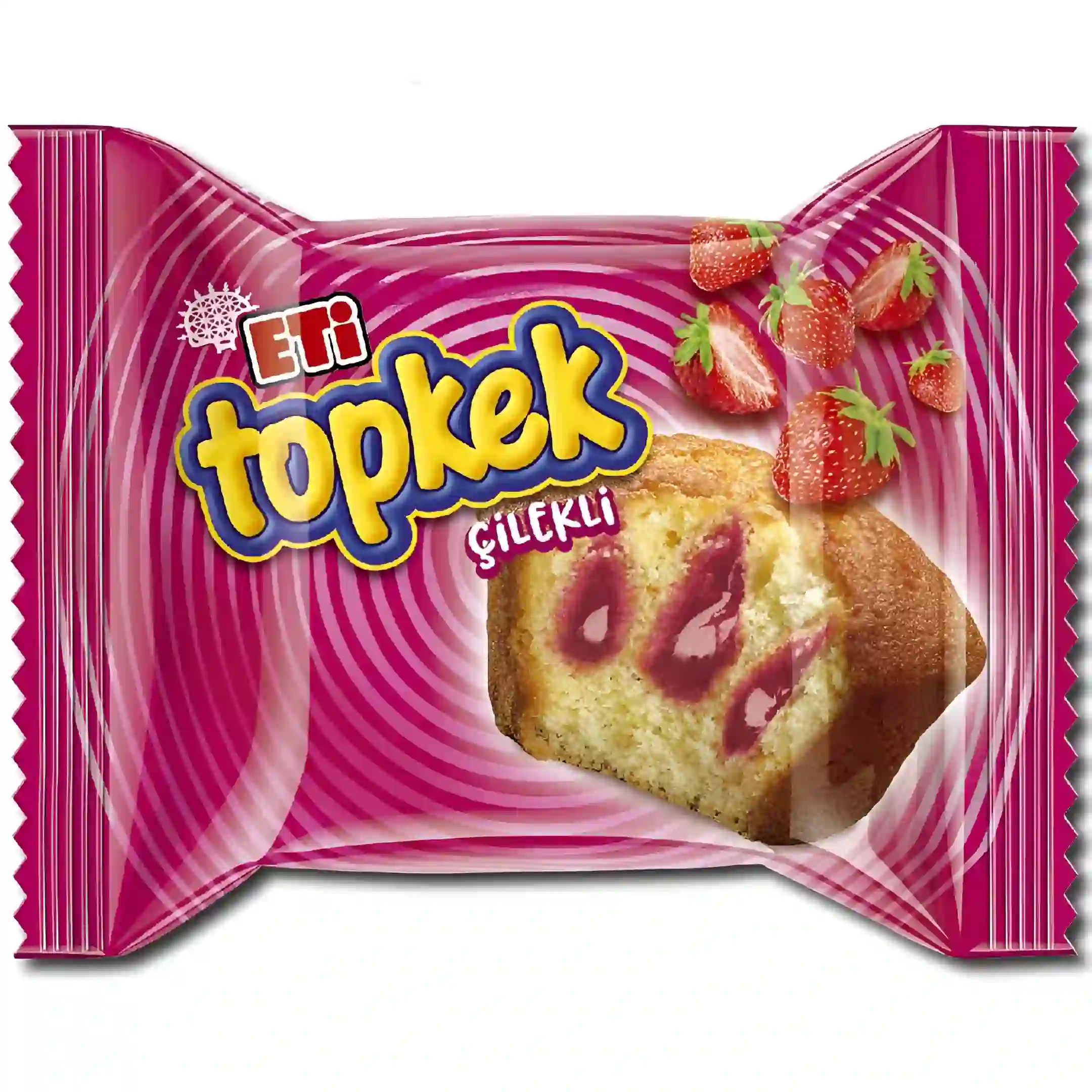 تاپ کیک اتی Eti Topkek با کرم توت...