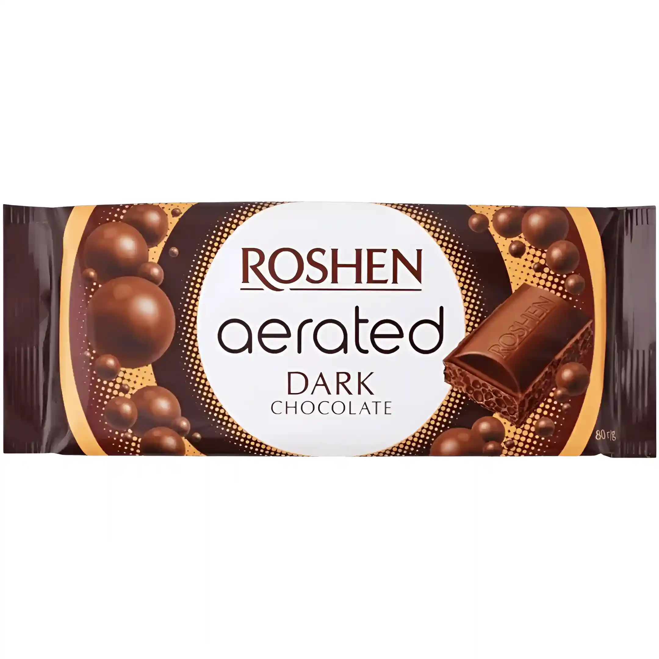 شکلات تابلت تلخ حبابی روشن Roshen Bubble Dark...