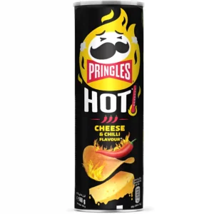 چیپس پرینگلز با طعم پنیر و فلفل چیلی Pringles Cheese & Chilli Flavour وزن 160 گرم