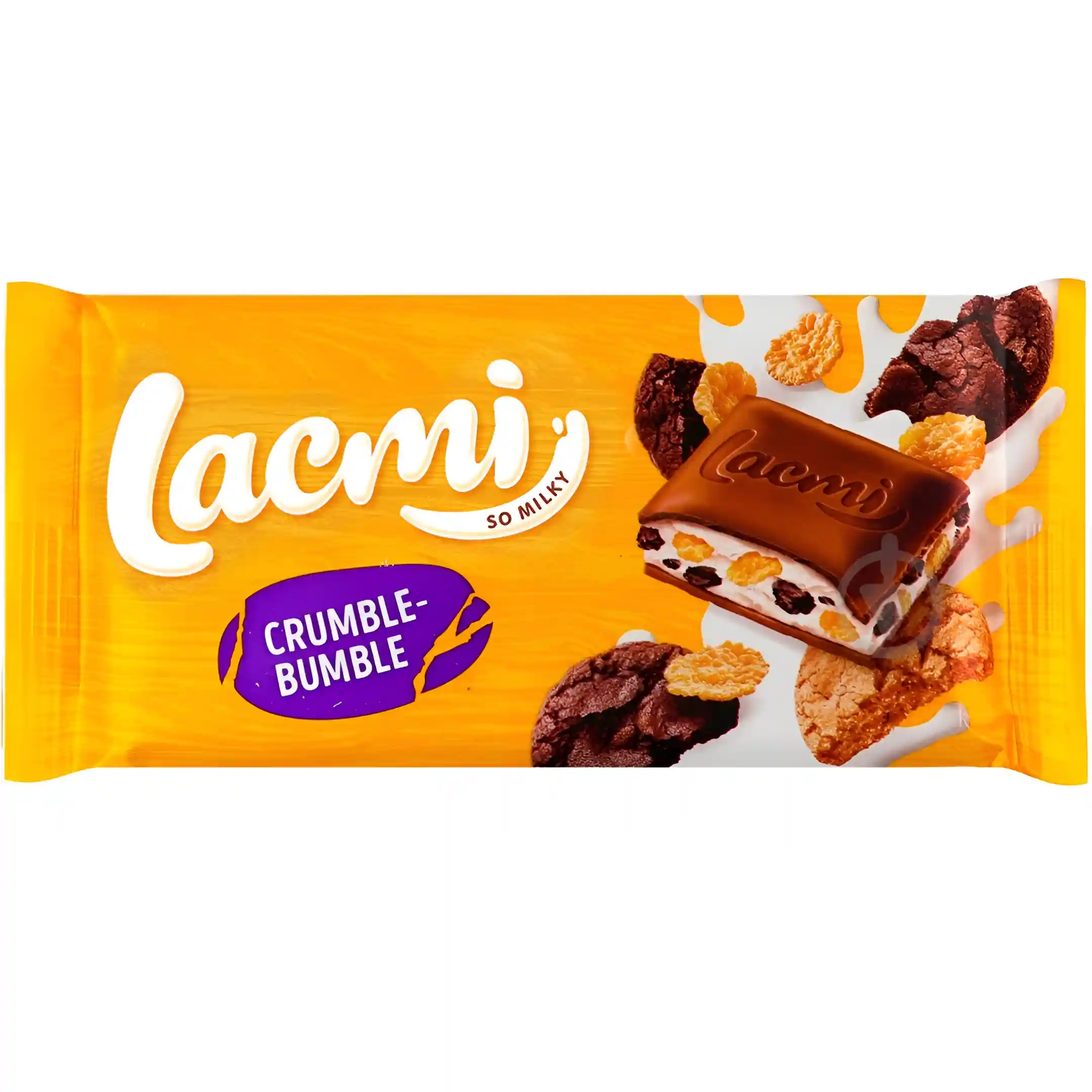 شکلات شیری روشن لاکمی کوکی غلات Roshen Lacmi...