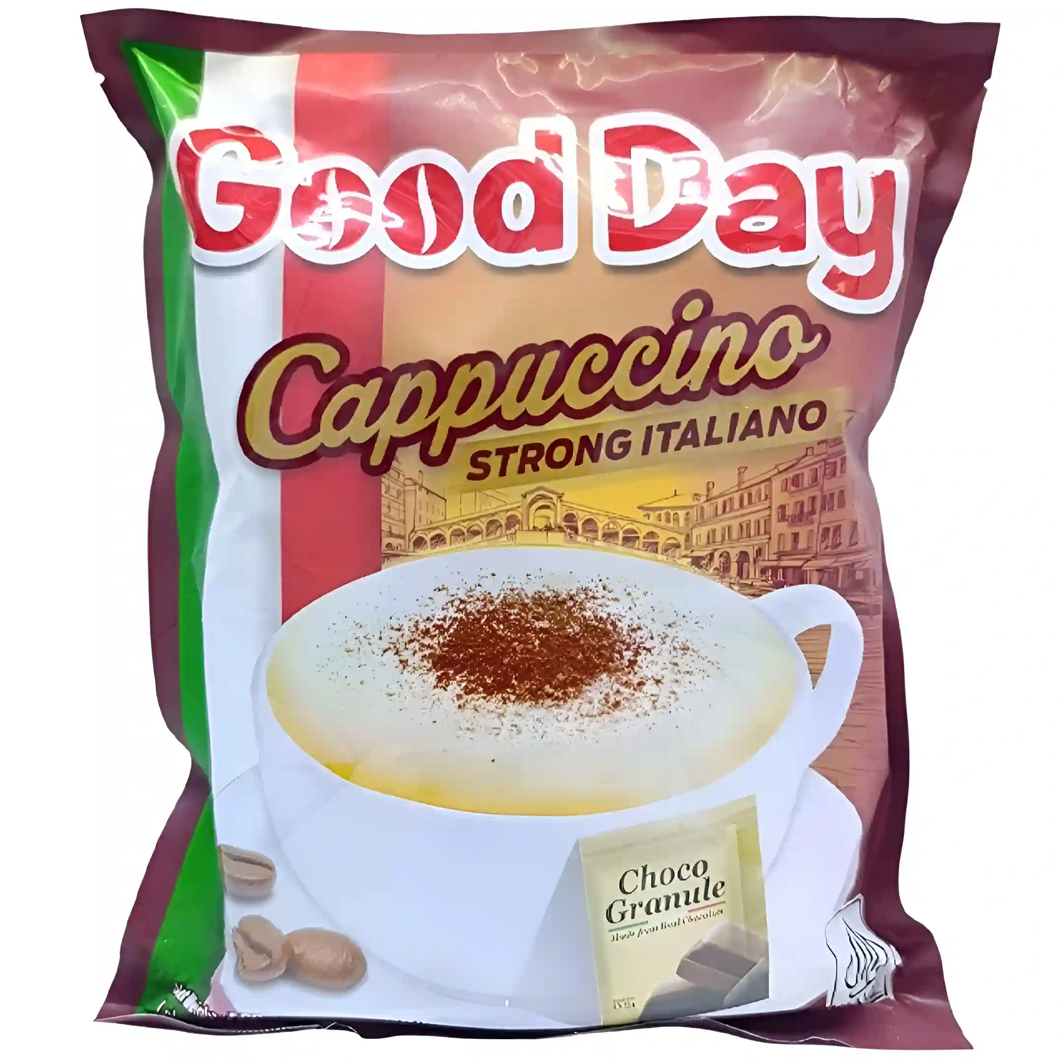 کاپوچینو گوددی استرانگ ایتالیانو Good Day Cappuccino Strong Italiano بسته ۲۰ عددی