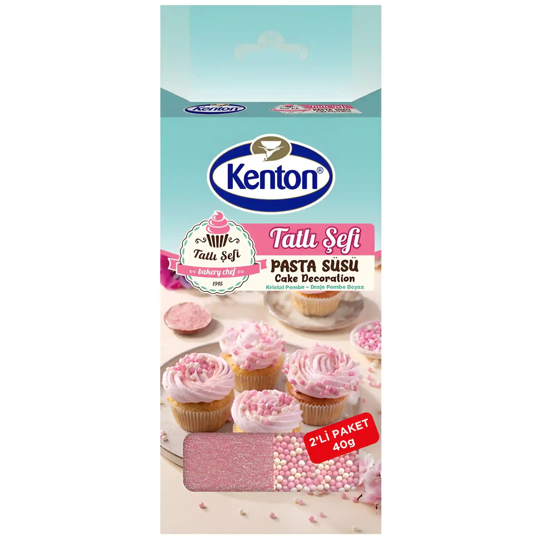 ترافل کیک صورتی کنتون Kenton Crystal Pink بسته...