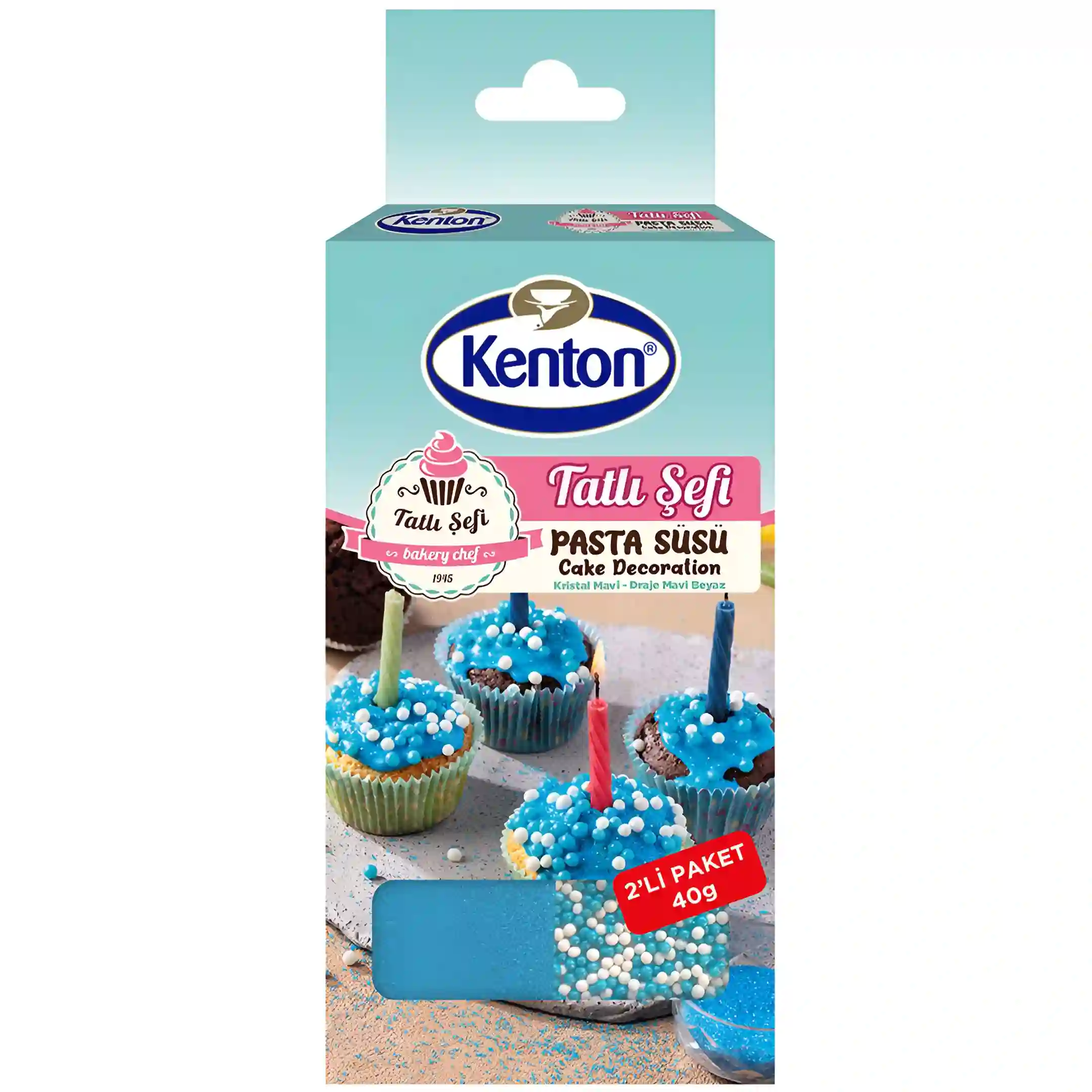 ترافل کیک آبی کنتون Kenton Crystal Blue بسته...