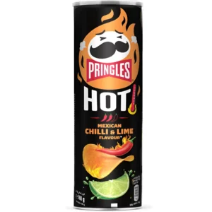 چیپس پرینگلز با طعم فلفل چیلی و لیمو مکزیکی Pringles Mexican Chilli & Lime Flavour وزن 160 گرم