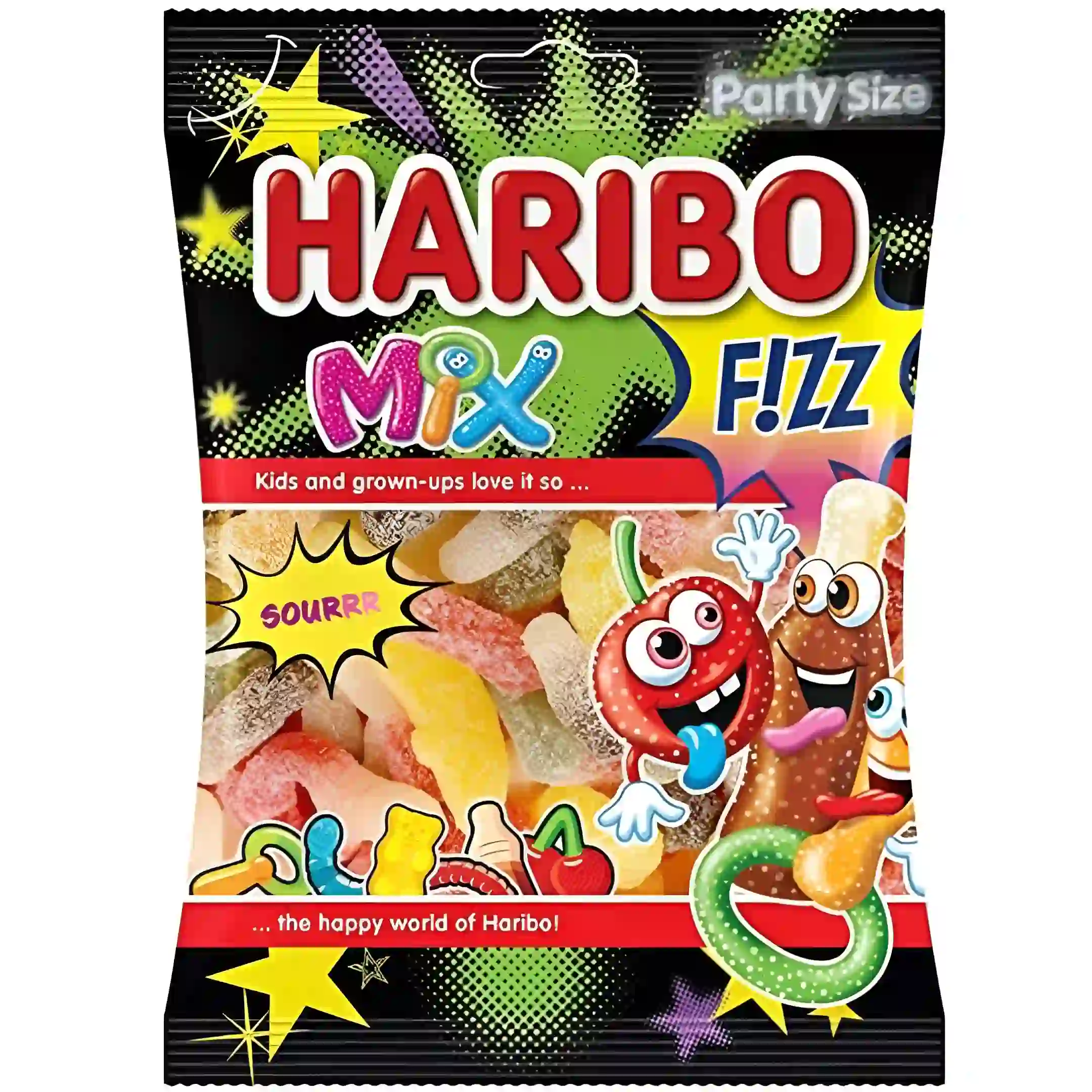 پاستیل کرمی ترش میکس هاریبو Haribo Mix F!zz...