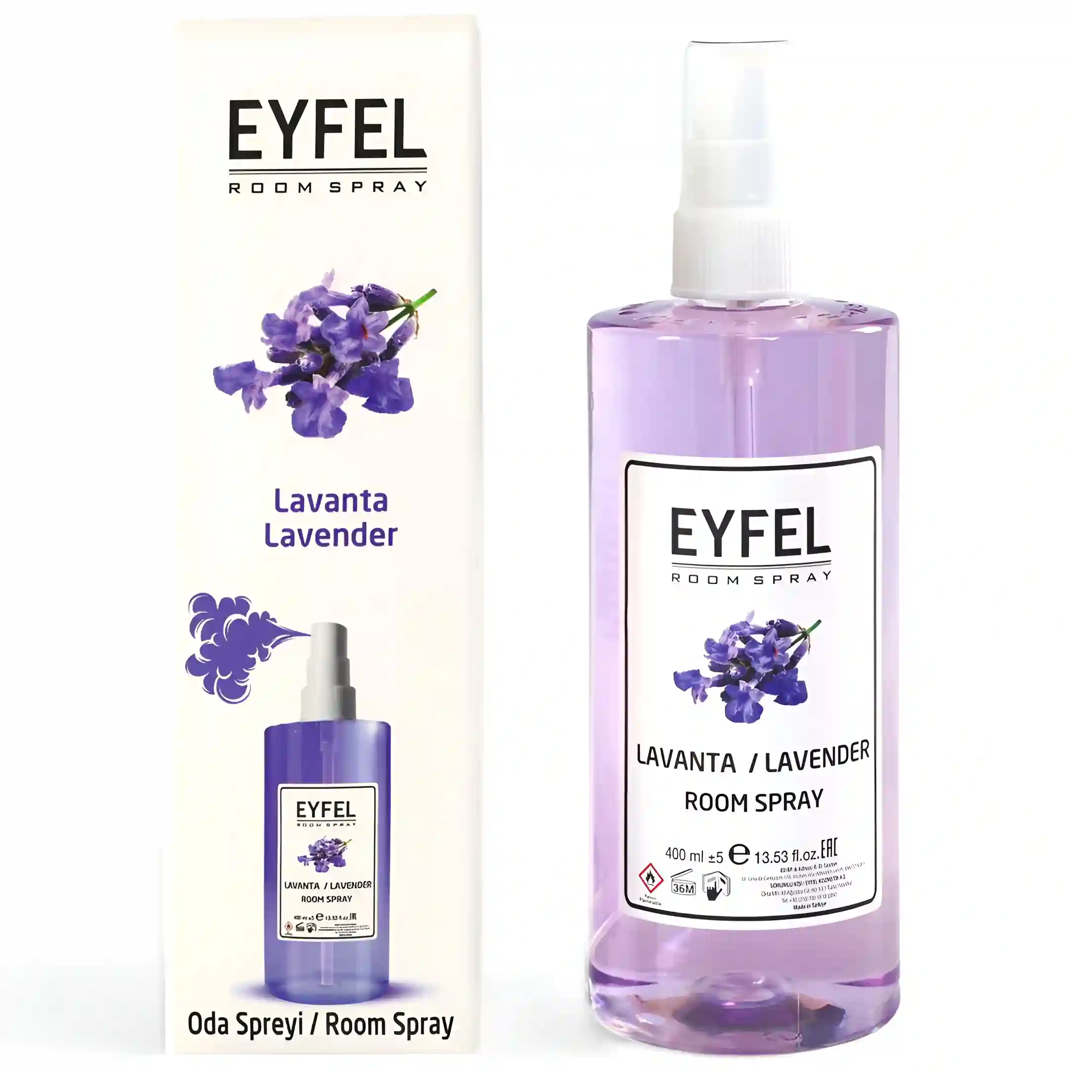 اسپری خوشبوکننده ایفل مدل اسطوخودوس Eyfel Lavanta Lavender...
