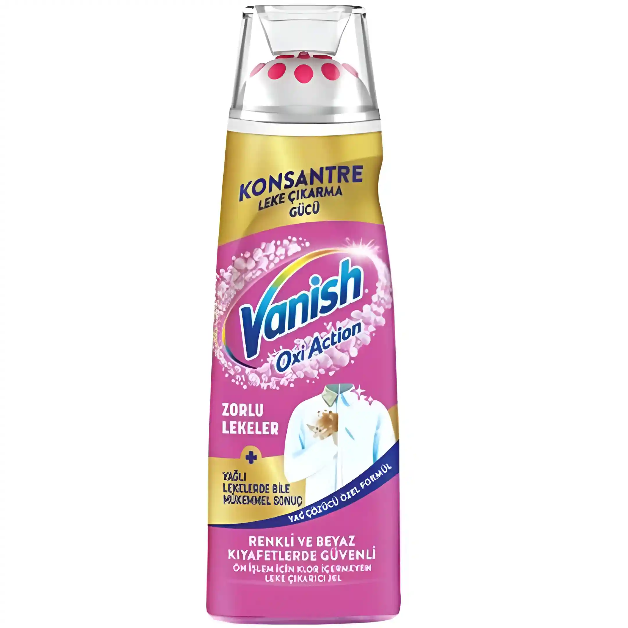 ژل لکه بر لباس ونیش Vanish مدل Oxi Action حجم 200 میلی لیتر