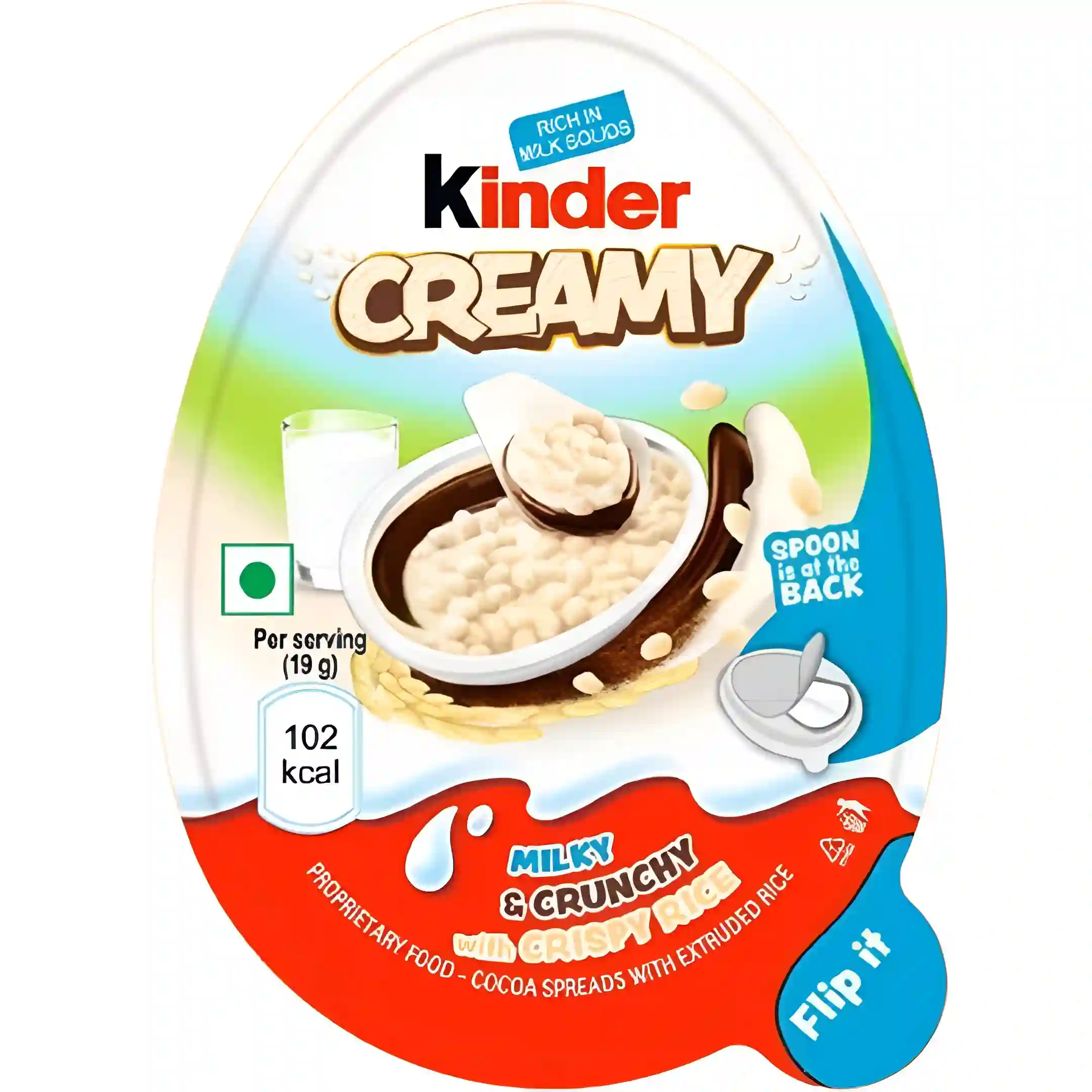 شکلات شیری همراه با برنج کریسپی کرمی کیندر Kinder Creamy وزن 19 گرم