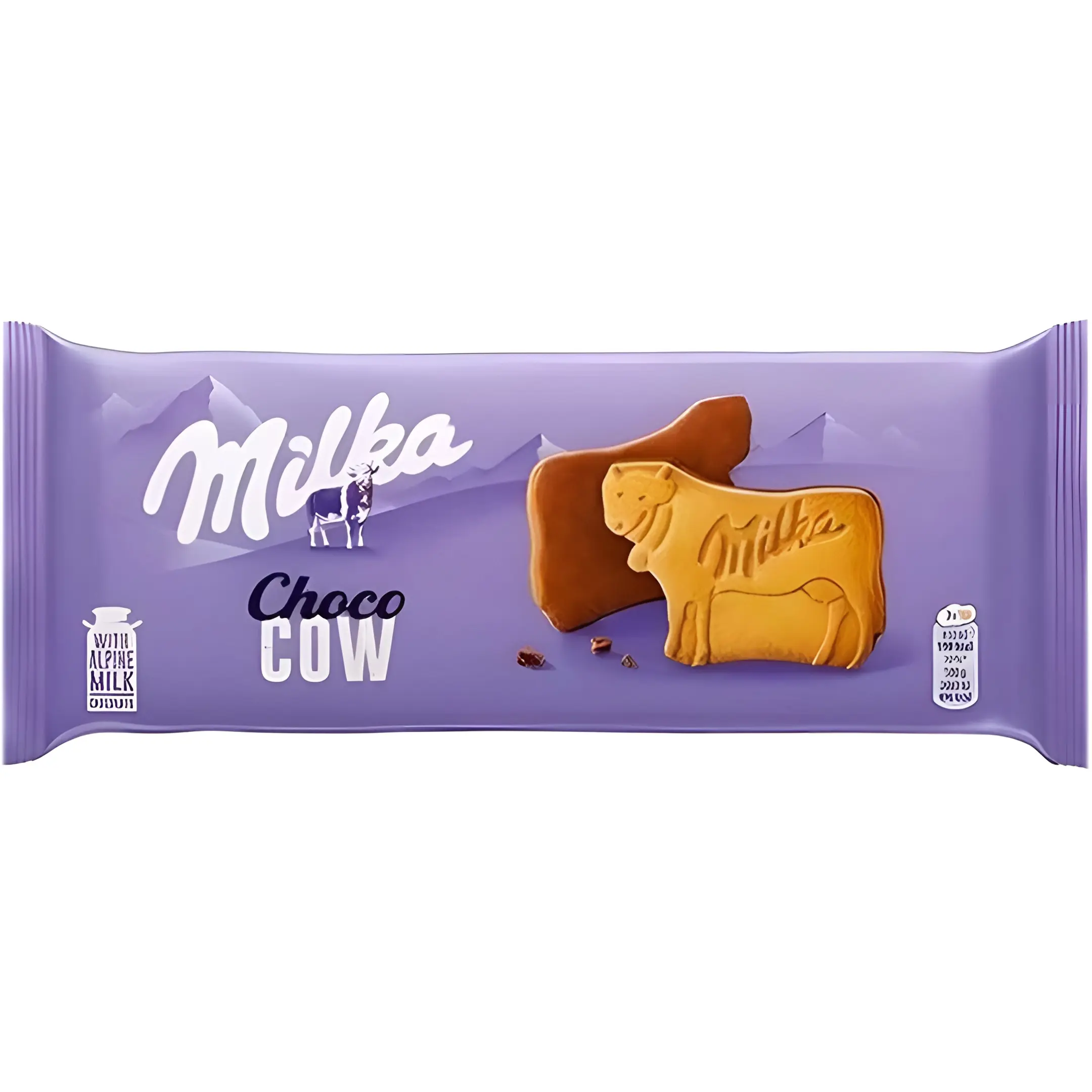 بیسکوییت شوکو گاو میلکا با روکش شکلات شیری...