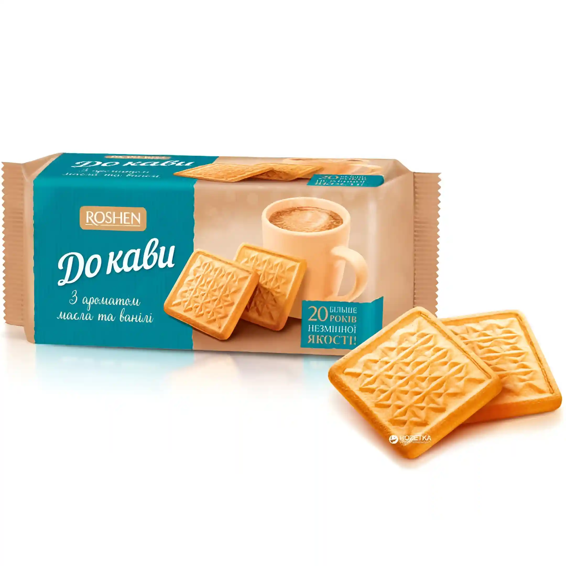 بیسکویت دوکابو وانیلی قهوه روشن Roshen وزن 185...