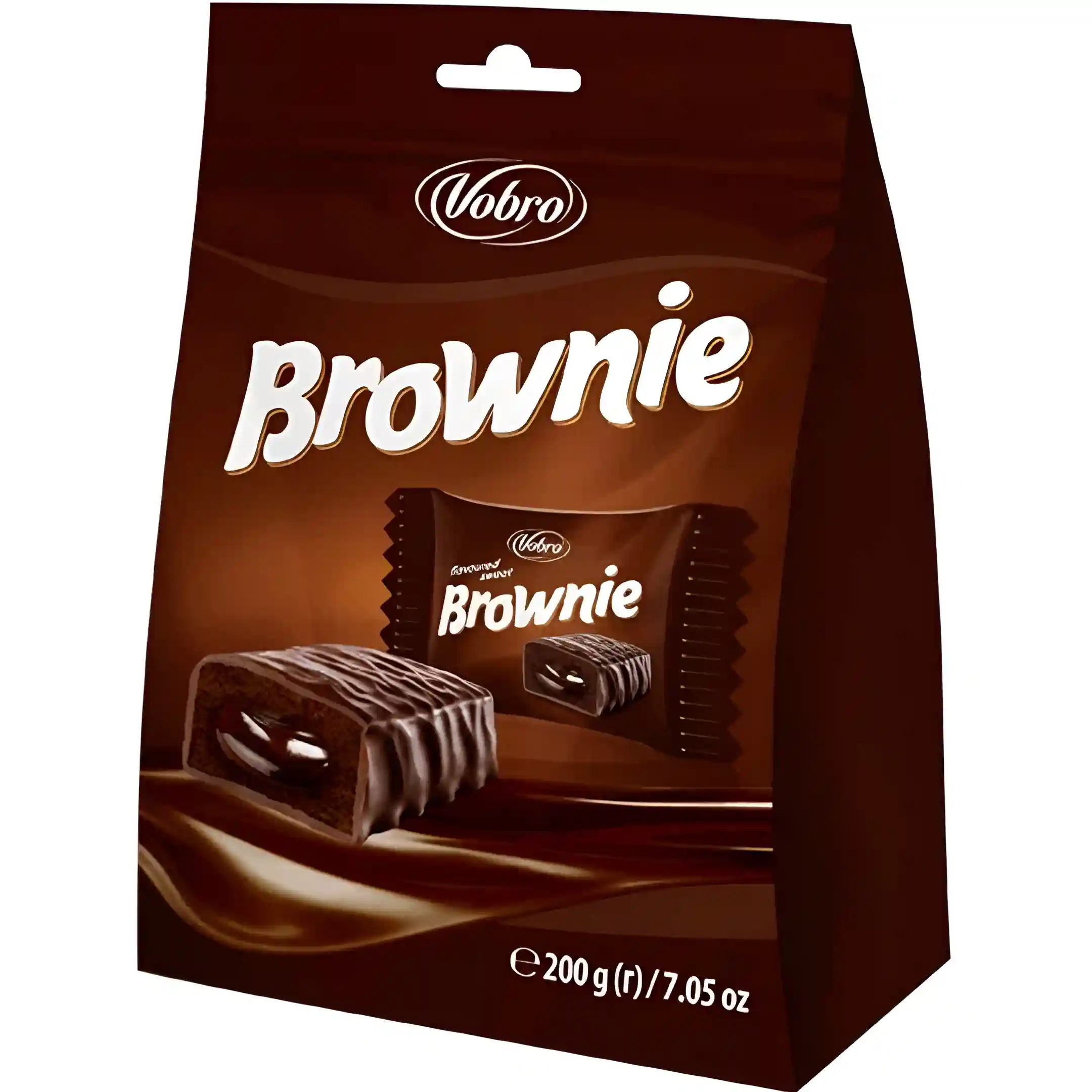 کیک براونی وبرو با کرم شکلاتی Vobro Brownie وزن 200 گرم