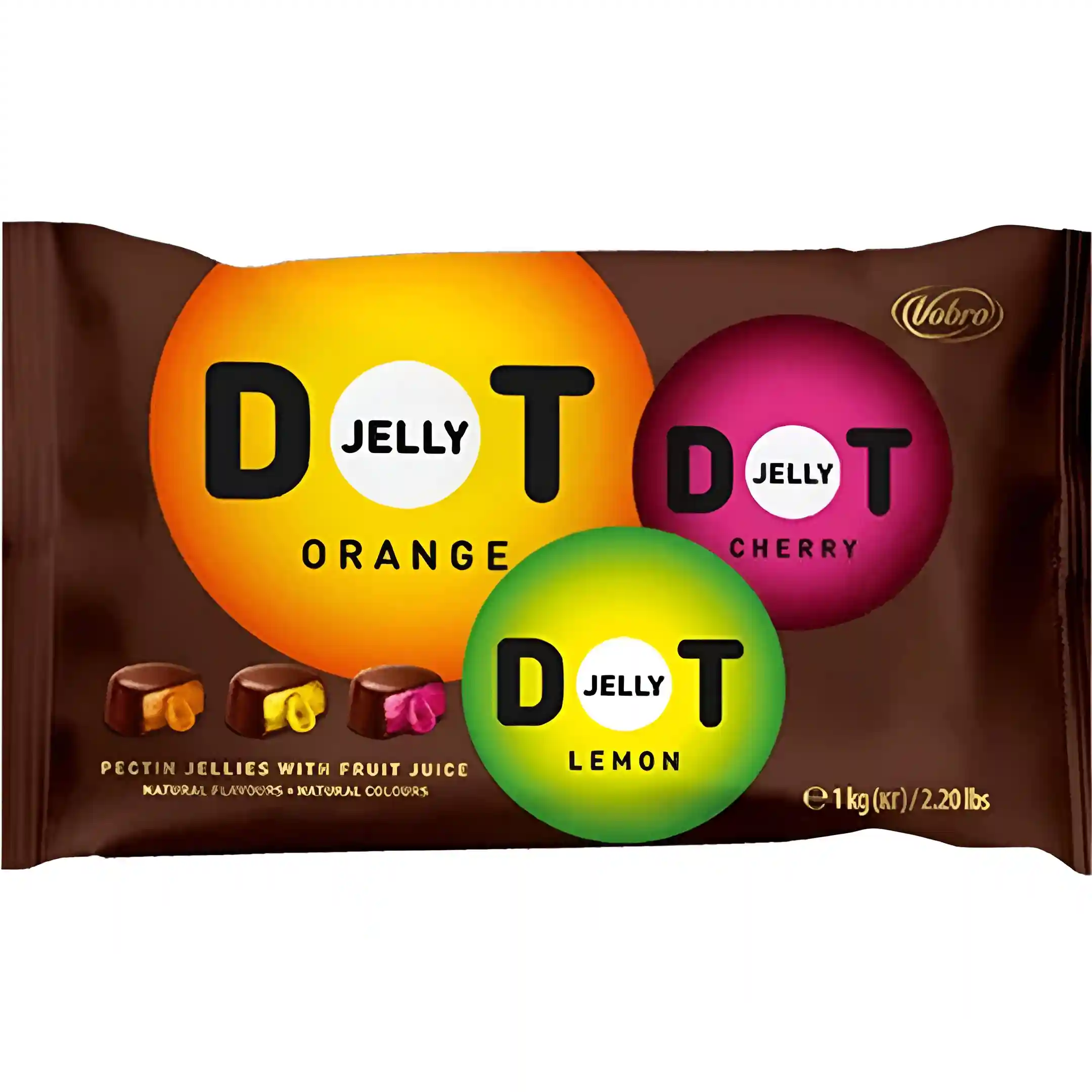 شکلات وبرو با مغز ژله ای Vobro Jelly...