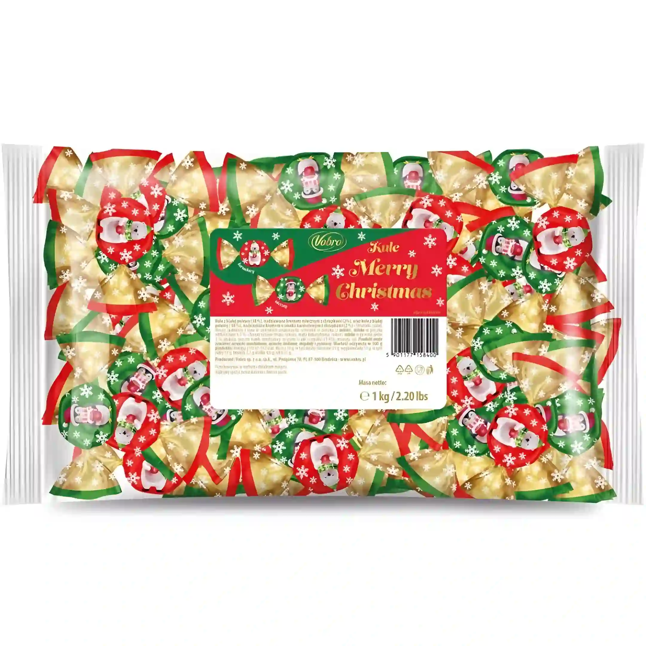 شکلات کریسمس وبرو Vobro Merry Christmas بسته 1...