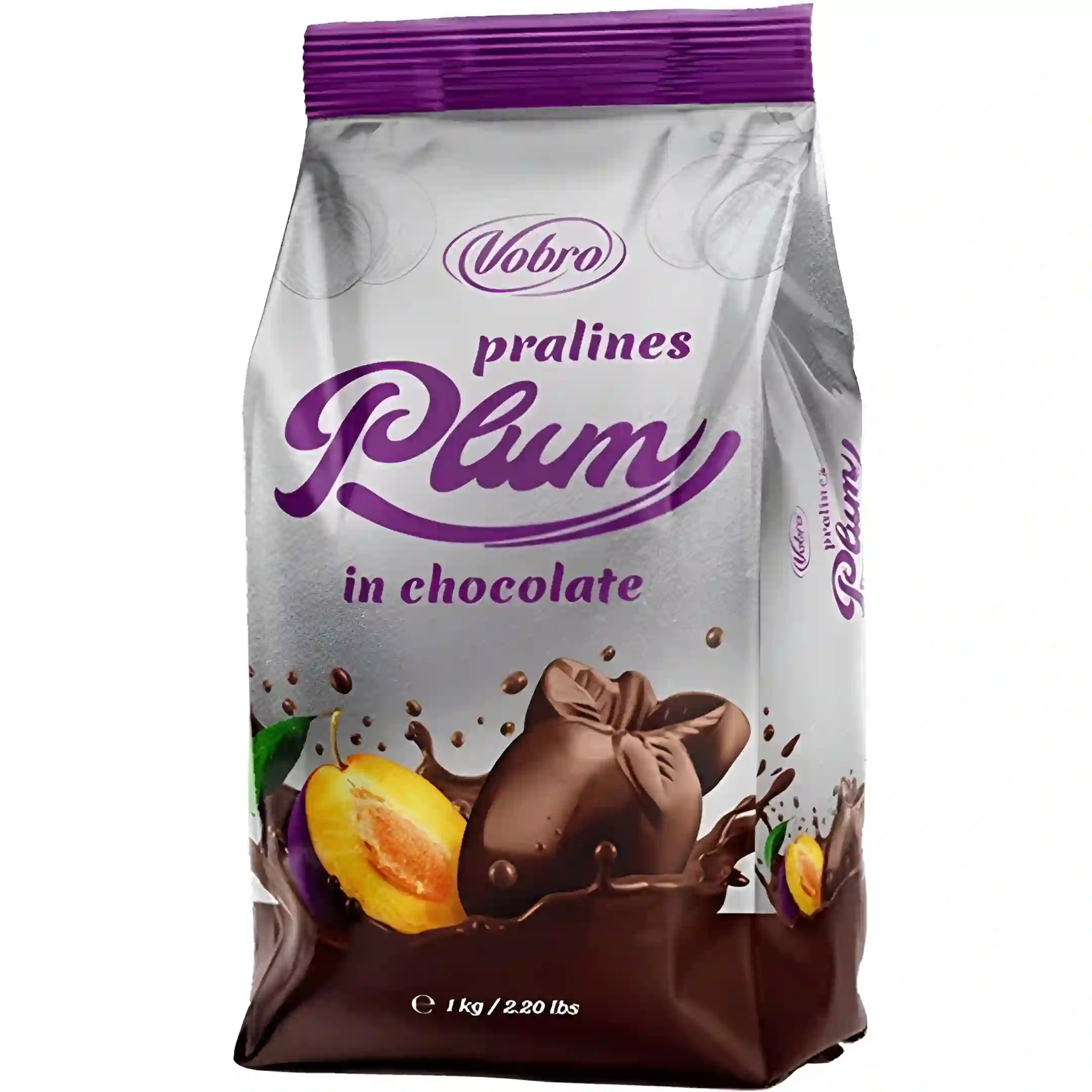 شکلات پرالینز وبرو با کرم شکلاتی و آلو...