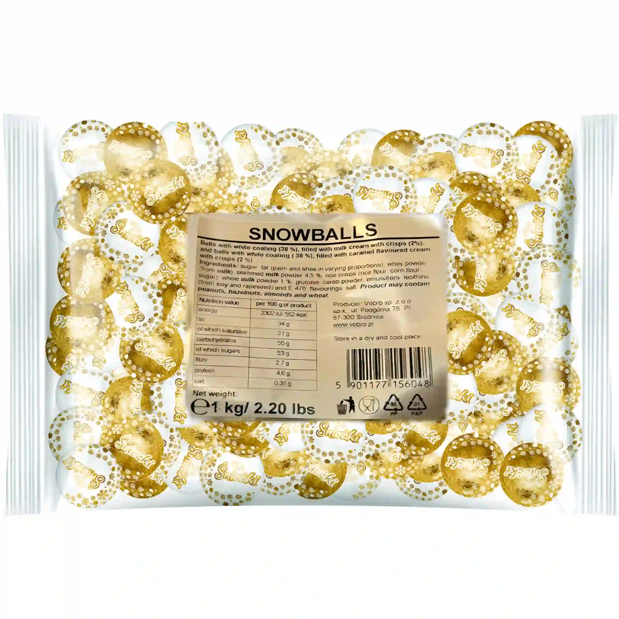 شکلات توپ برفی وبرو Vobro Snowball بسته 1...