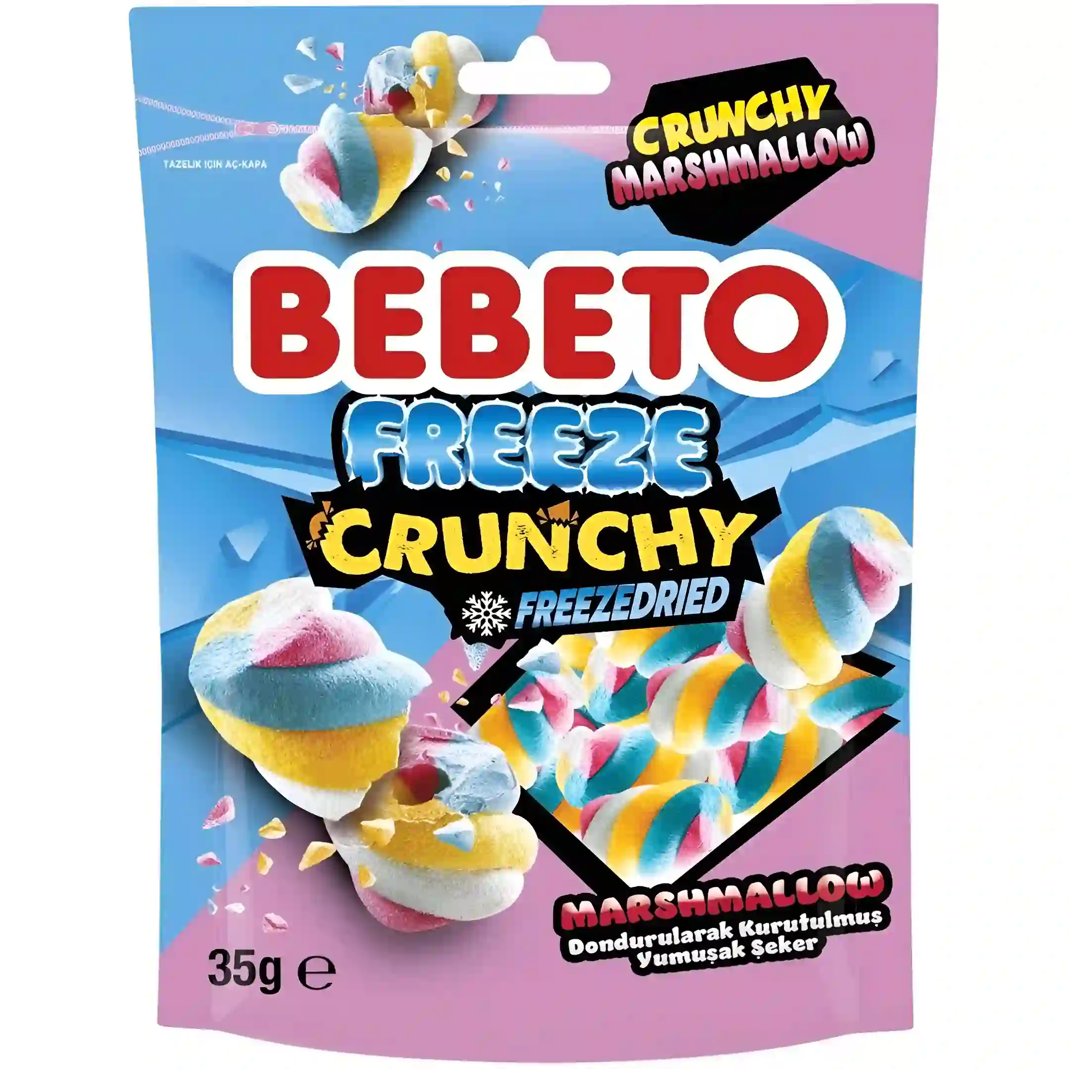 مارشمالو یخ زده ببتو Bebeto Freeze Crunchy وزن...