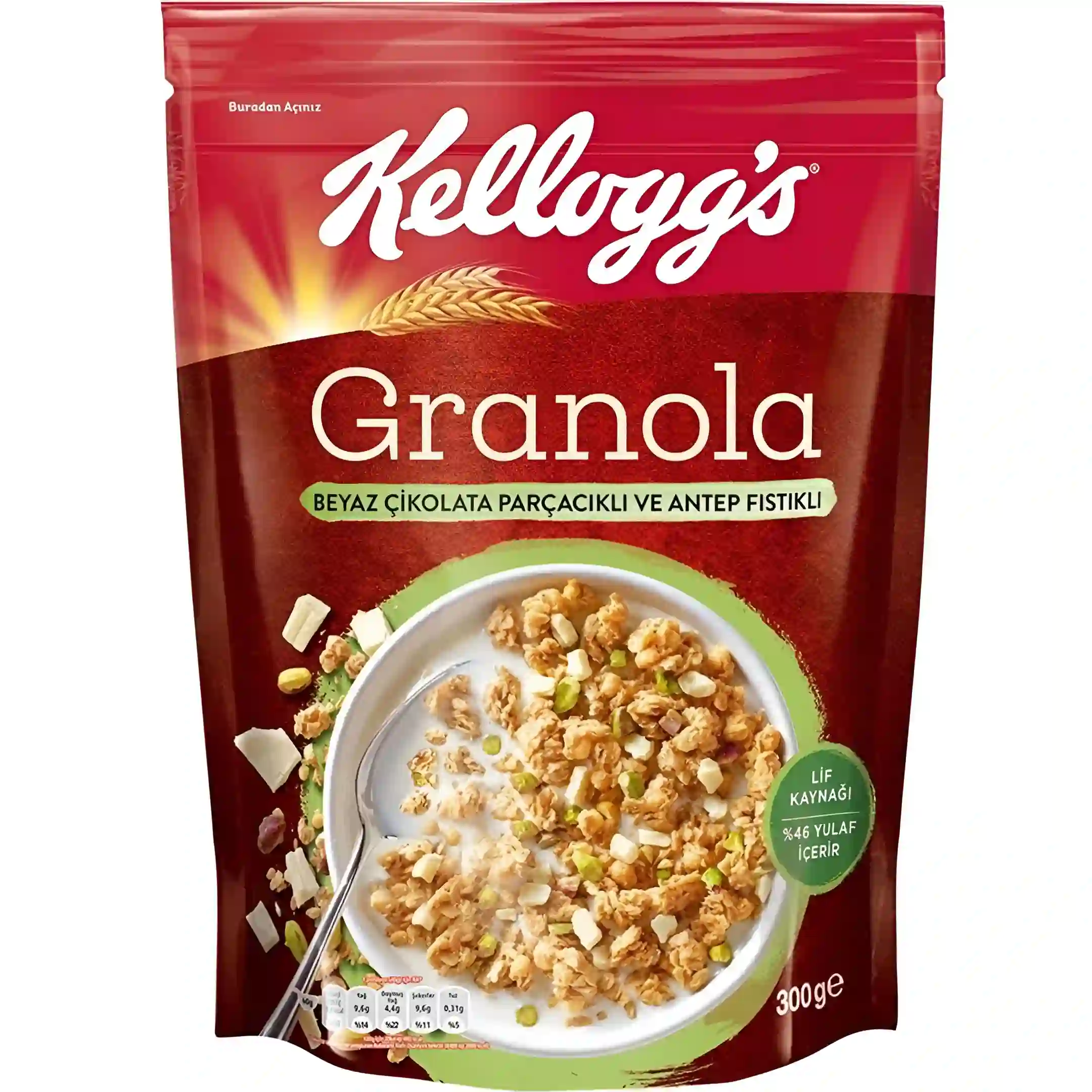 گرانولا کلاگز با تکه های شکلات سفید و...