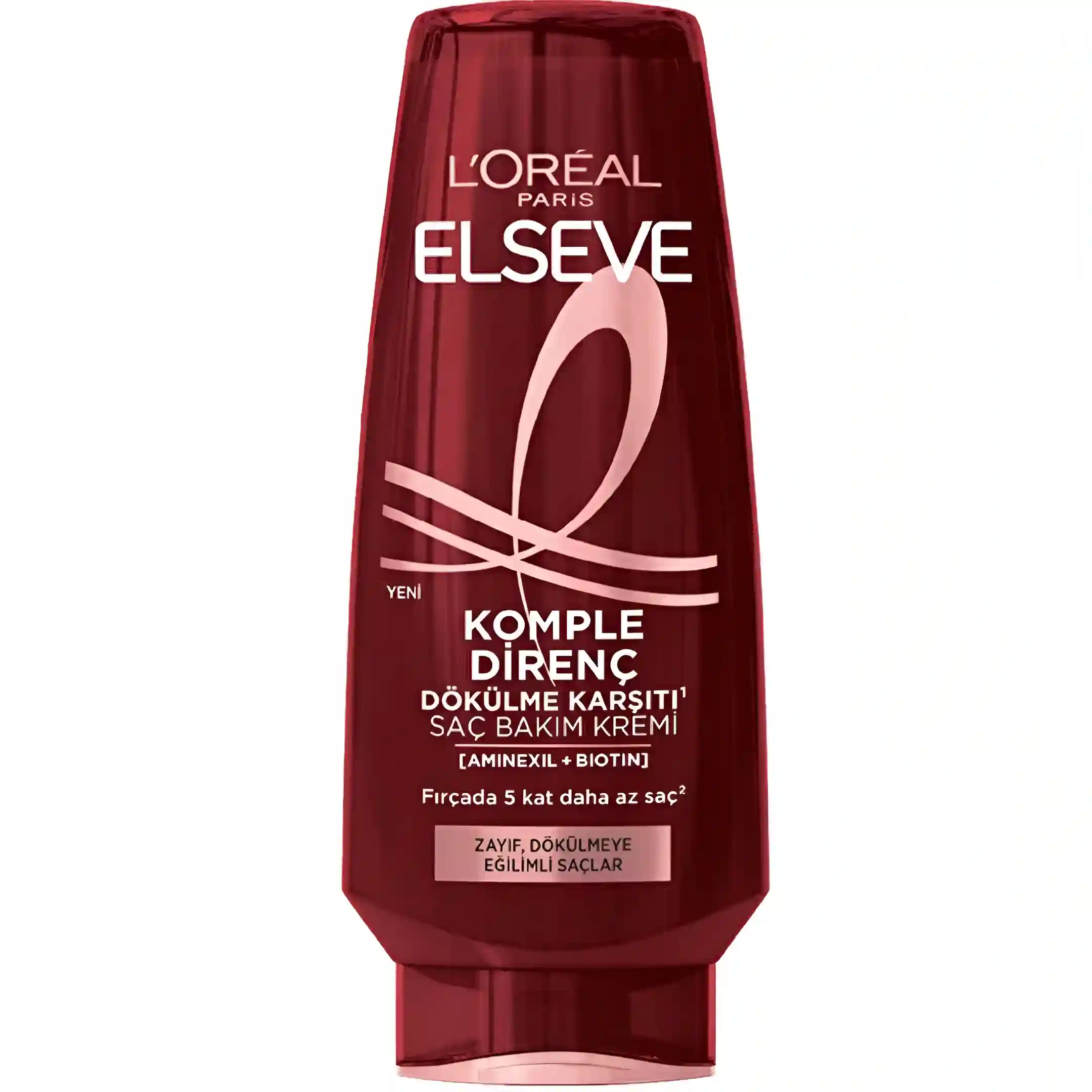 شامپو ضد ریزش مو السو لورئال حاوی آمينكسيل و بيوتين L'Oréal Elseve Komple Direnc حجم 250 میل