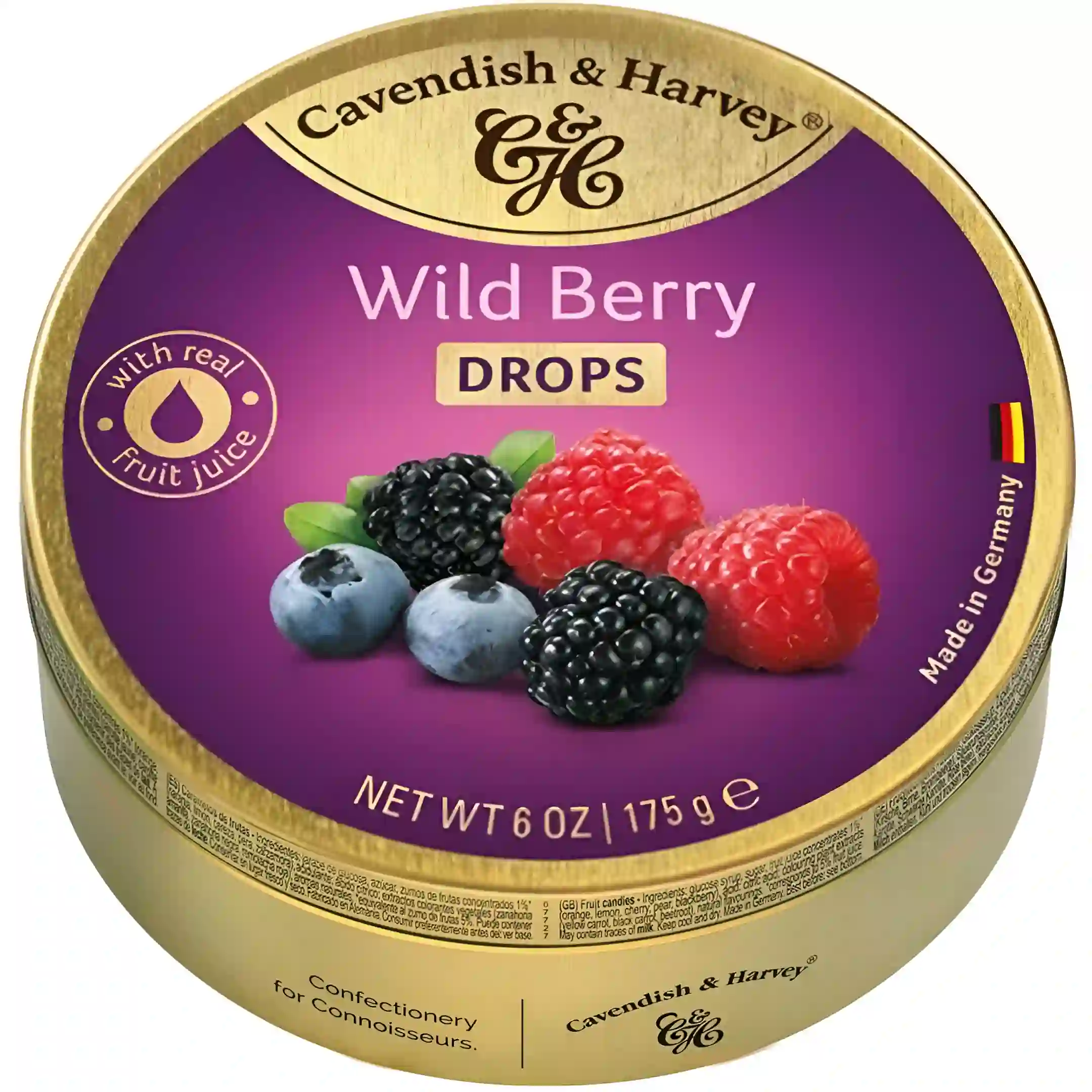 آبنبات کاوندیش Cavendish با طعم توت جنگلی Wild...