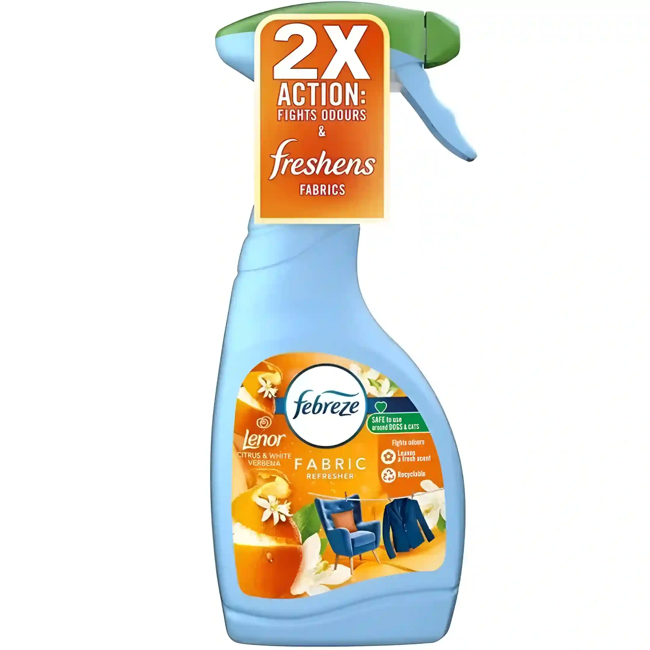 اسپری خوشبو کننده پارچه فبرز با رایحه مرکبات...