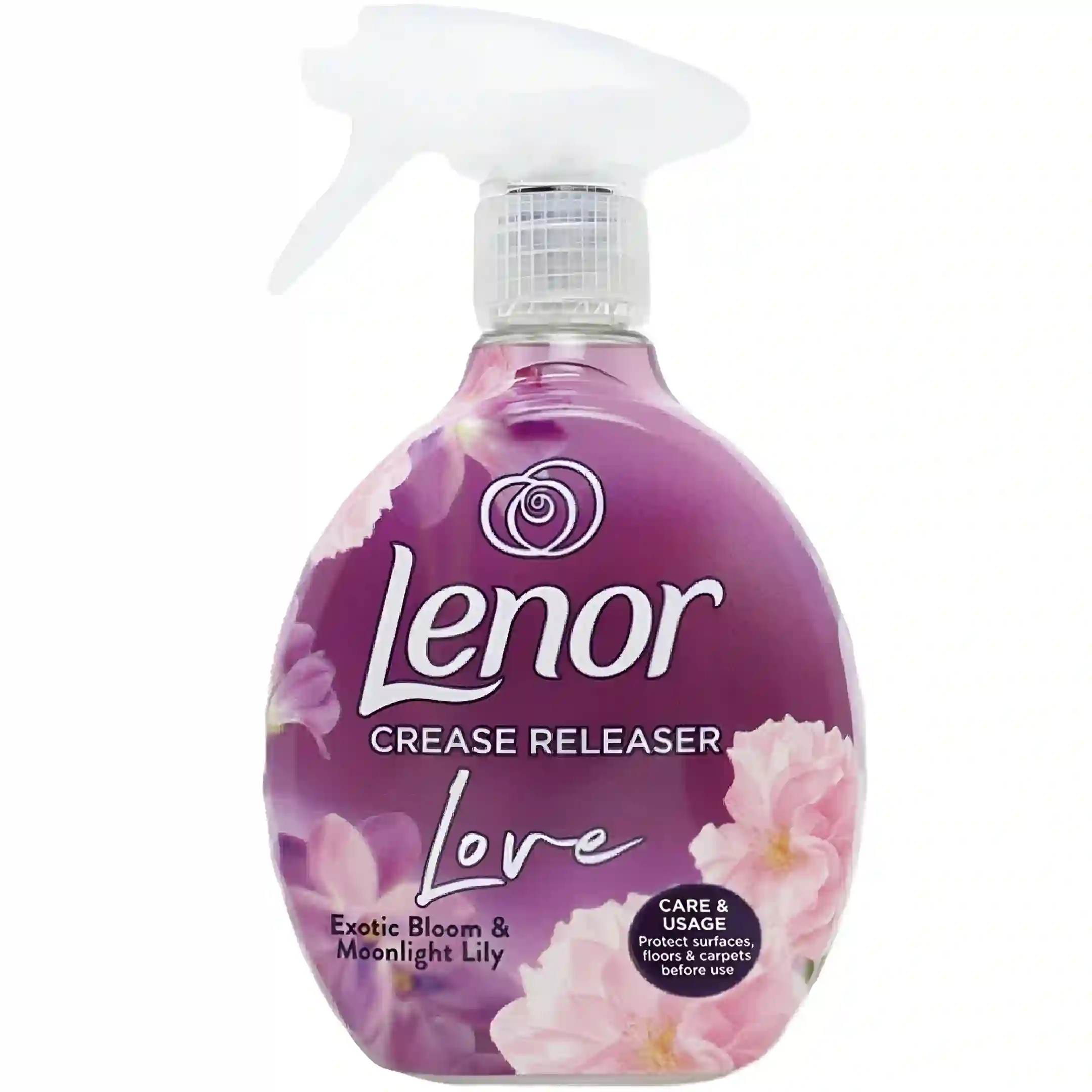 اسپری ضدچروک و خوشبو کننده لباس لنور Lenor Exotic Bloom & Moonlight Lily حجم 500 میل
