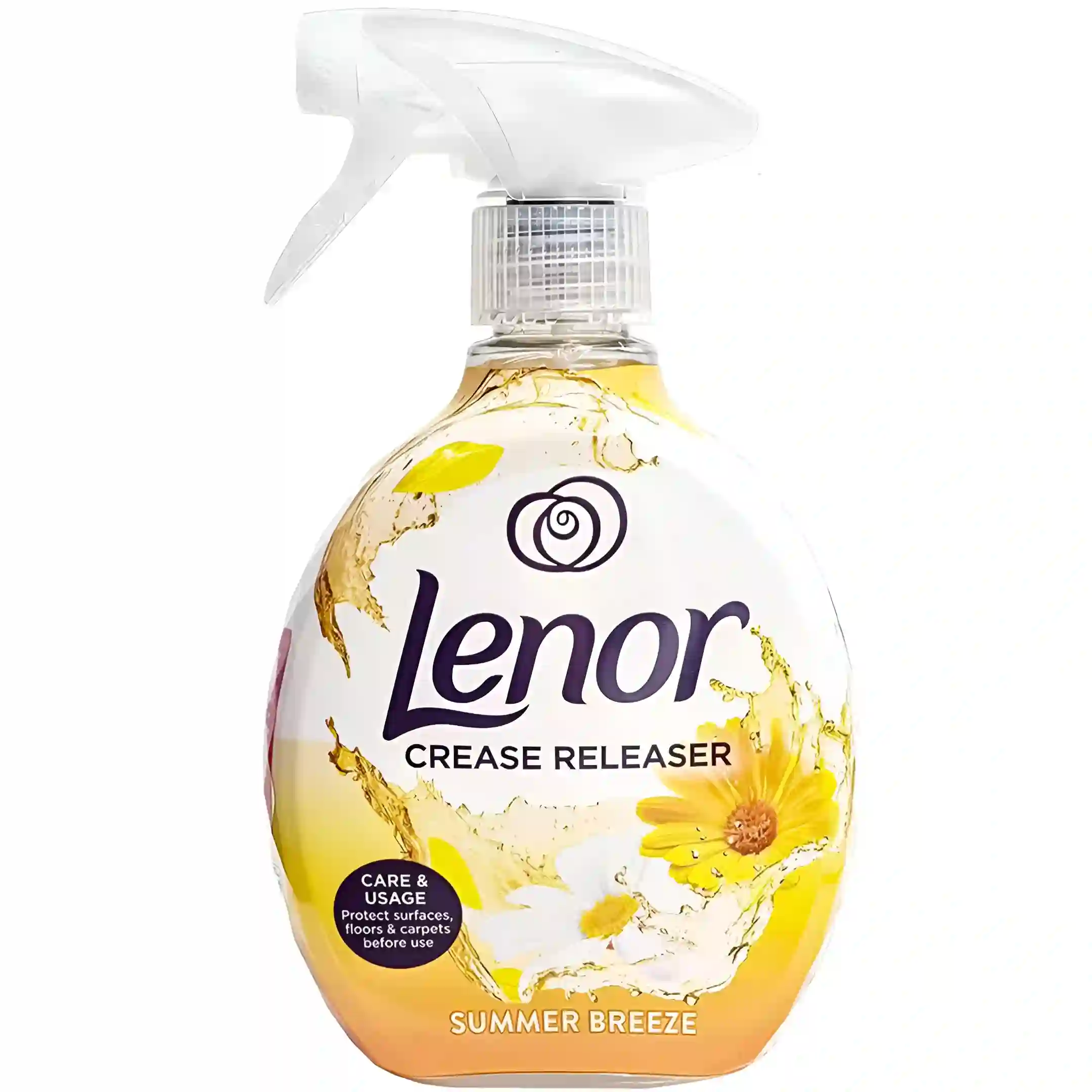 اسپری ضدچروک و خوشبو کننده لباس لنور با رایحه نسیم تابستانی Lenor Summer Breeze حجم 500 میل