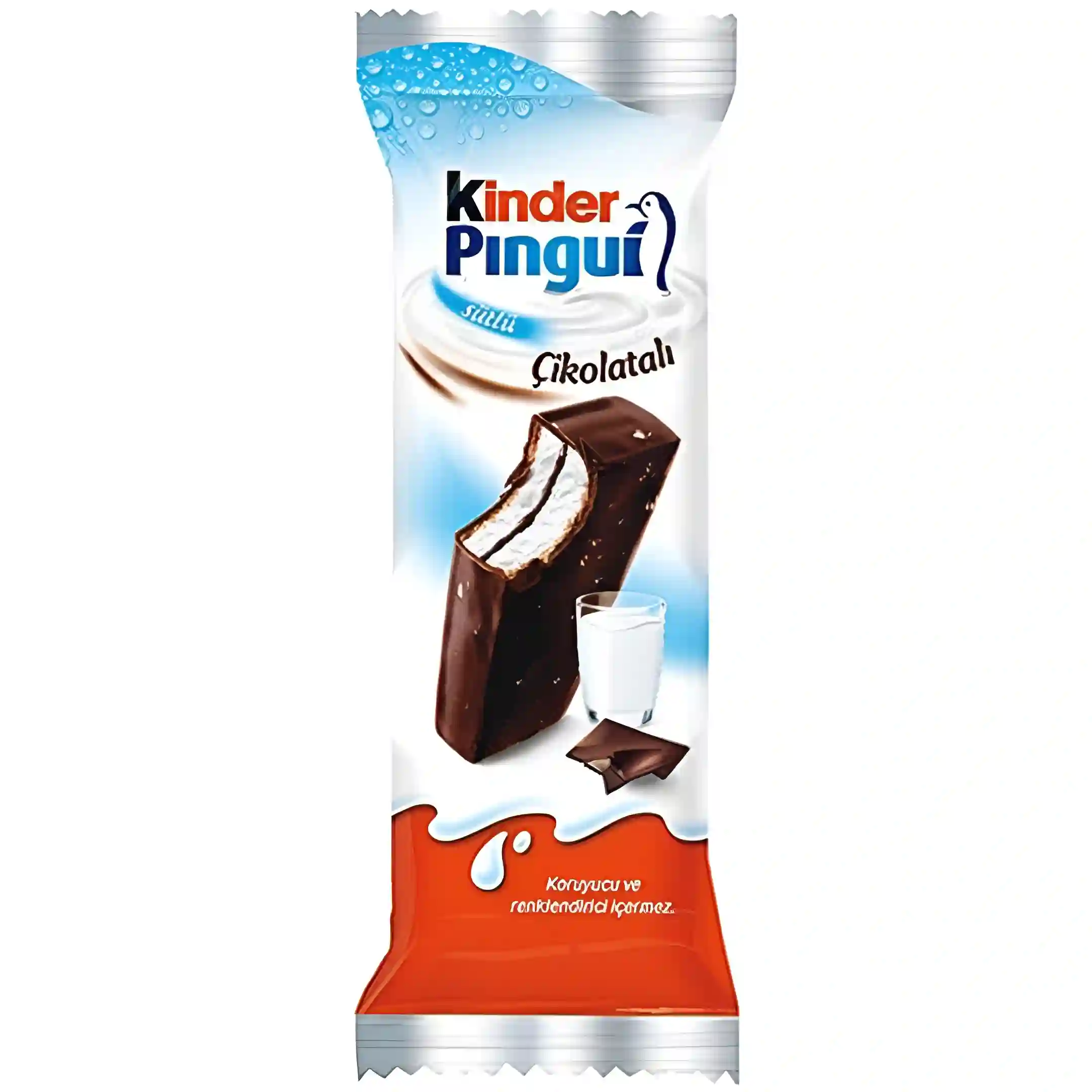 کیک کیندر Kinder مدل پینگویی Pingui با مغز...