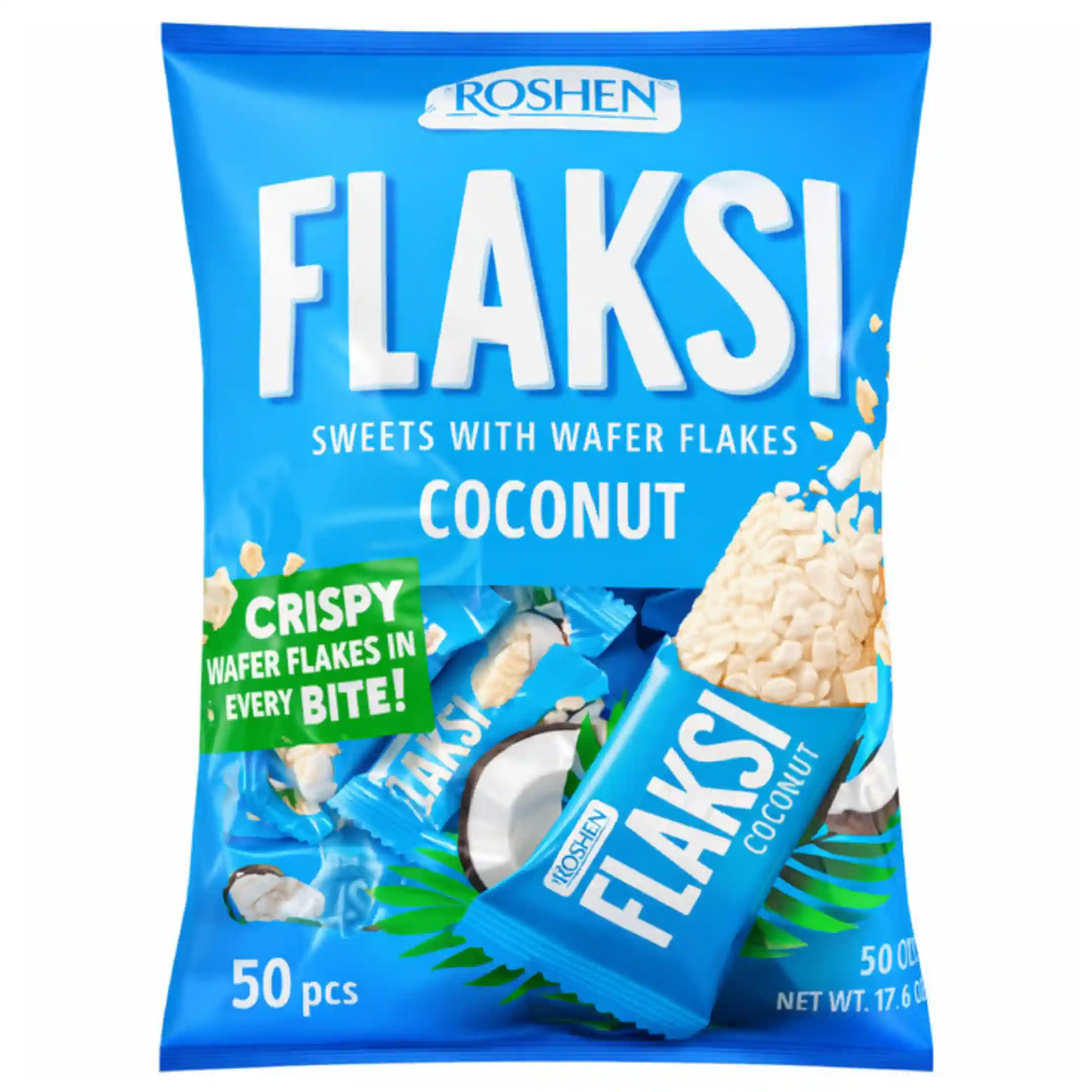 غلات فلکسی روشن نارگیلی Roshen Flaksi بسته 500...