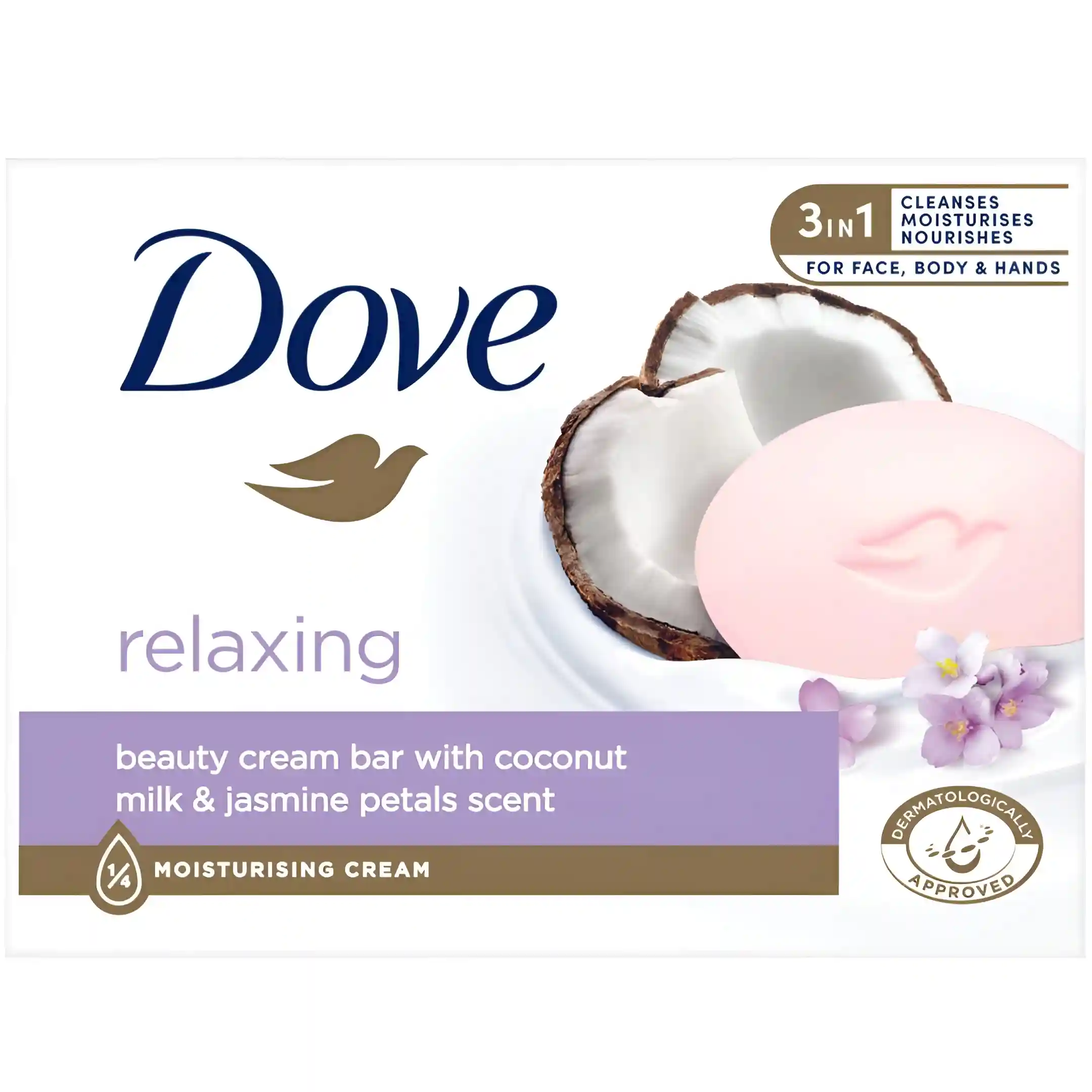 صابون داو با عصاره نارگیل و گل یاس...