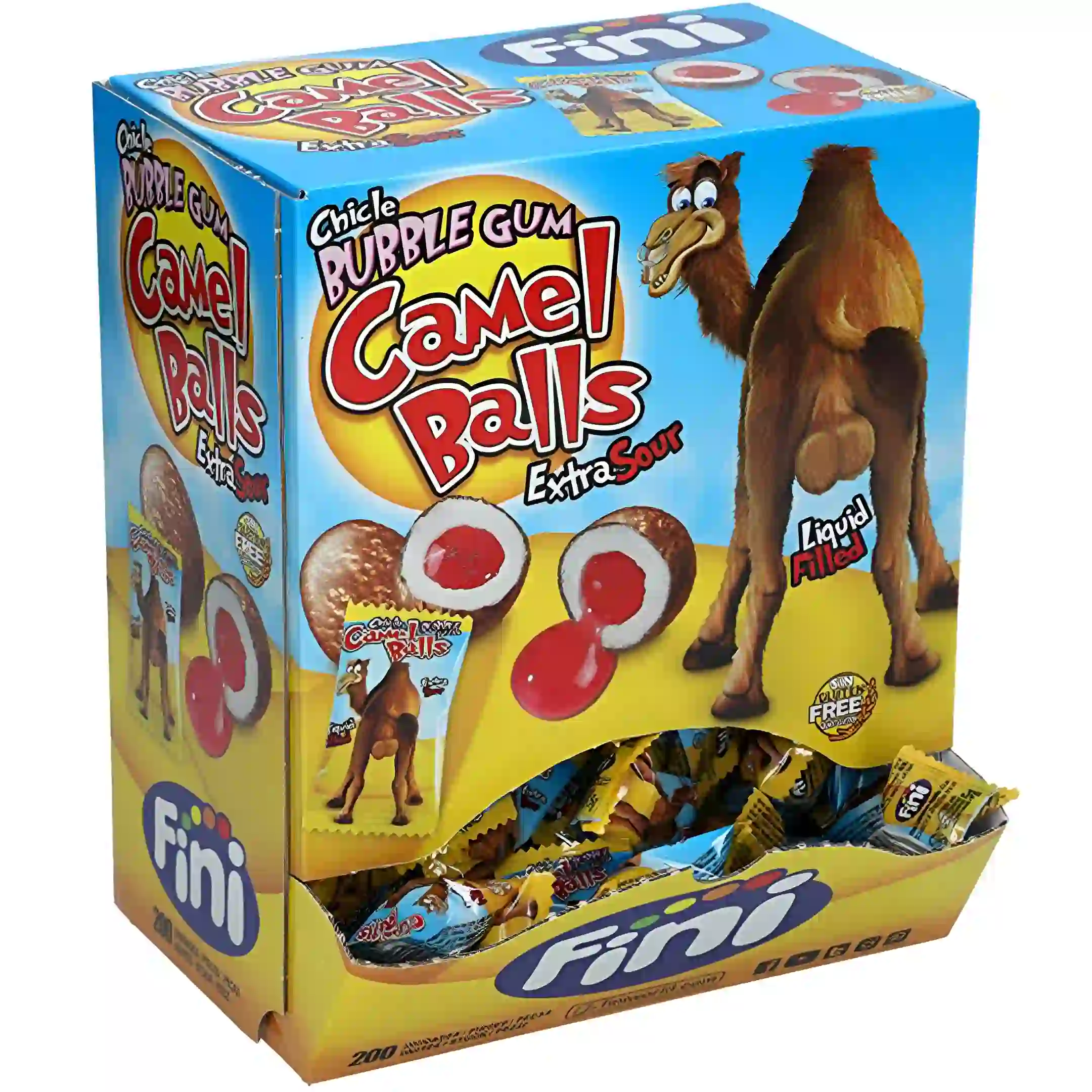 آدامس ترش مغزدار فینی Fini طرح کوهان شتر...